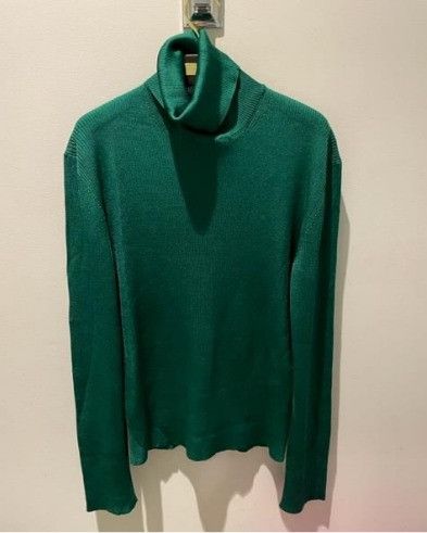 Tom Ford o1w1db10225 TFK120 Roll-neck Sweater in Sage Green Size US L / EU 52-54 / 3 - 1 Preview