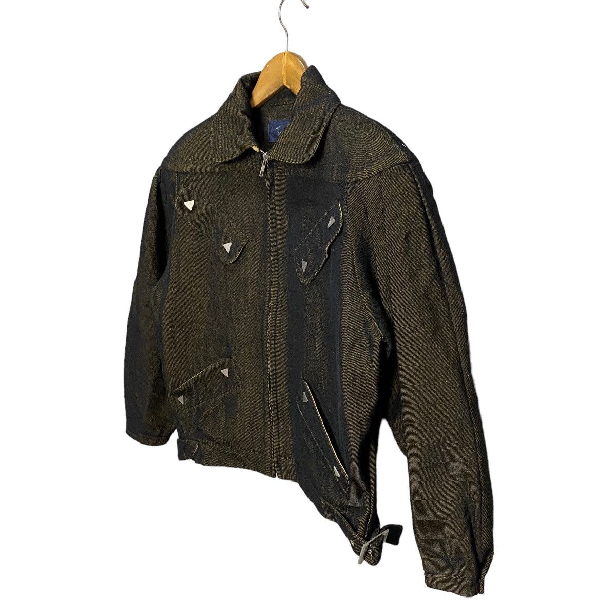 Thierry Mugler Thierry Mugler 80s denim triagle metal button Size US M / EU 48-50 / 2 - 3 Thumbnail