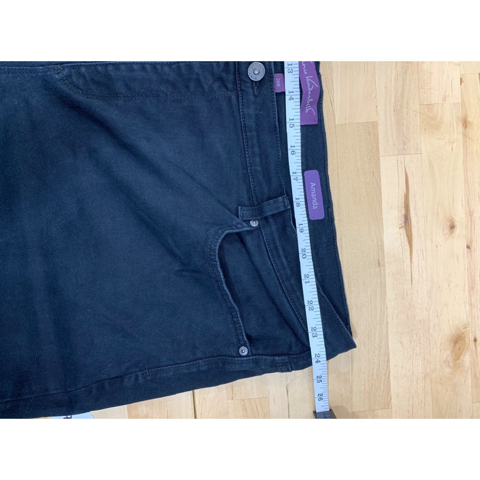 Gloria Vanderbilt Gloria Vanderbilt Jeans Womens 24W Plus Black Pants Size 42" / US 20 - 4 Thumbnail
