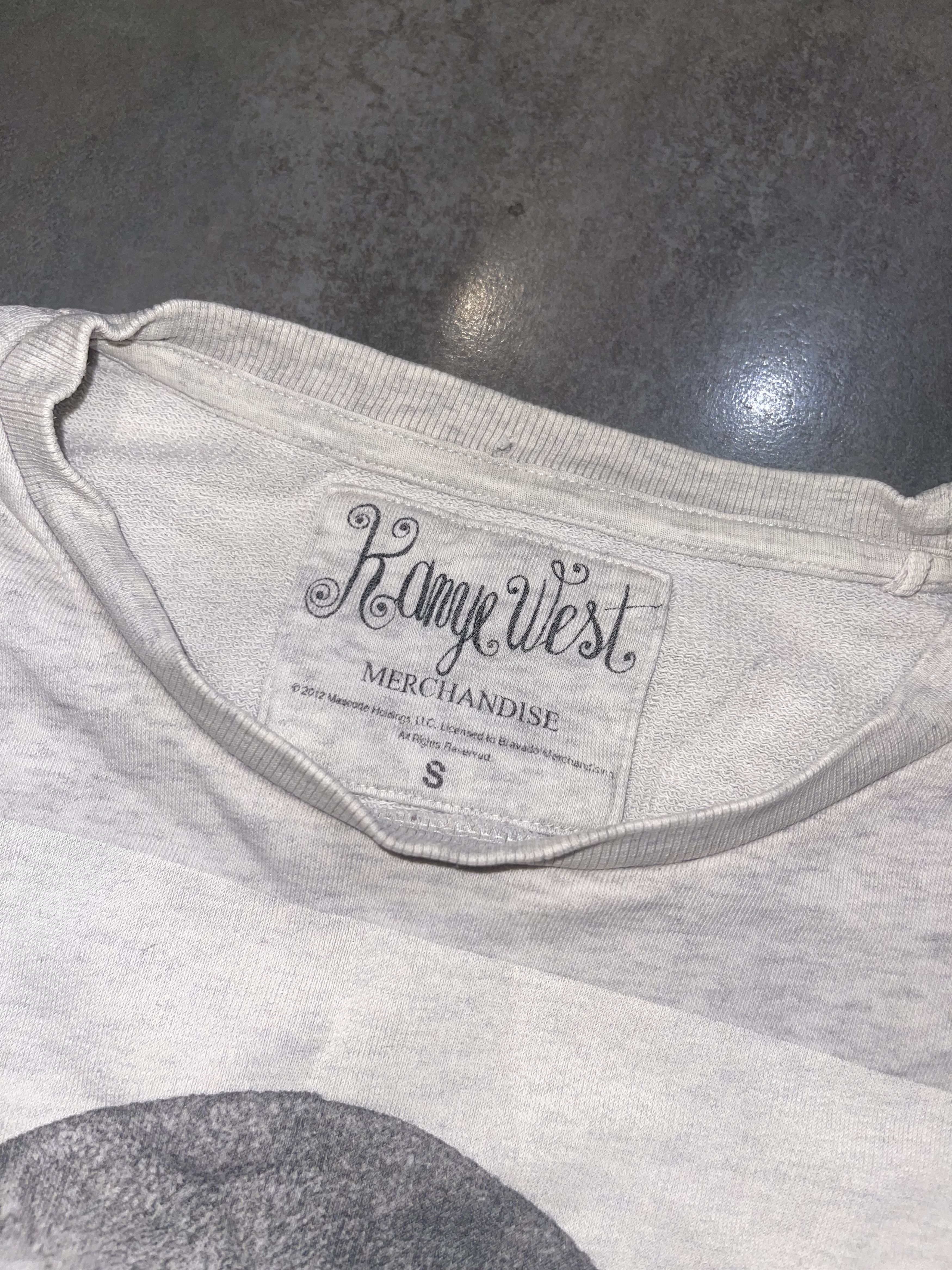 Kanye West 2012 Kanye West Official Merchandise White Crewneck Size US M / EU 48-50 / 2 - 12 Thumbnail