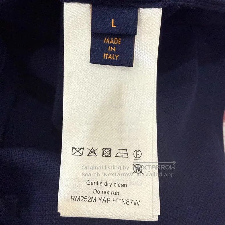 Louis Vuitton Louis Vuitton Nigo Embroidered Jersey Baseball Short Sleev Size US L / EU 52-54 / 3 - 4 Thumbnail