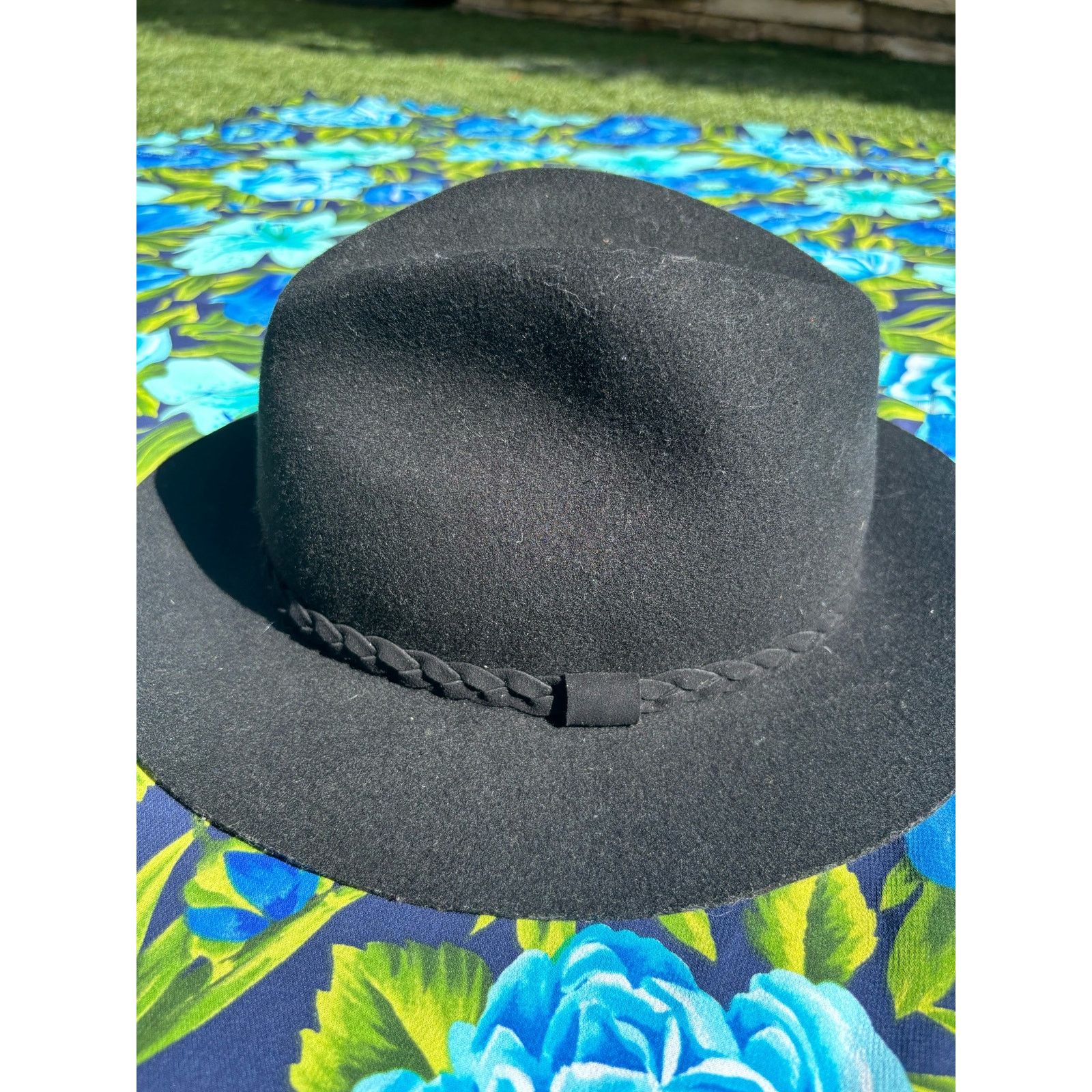 & Other Stories Black Felt Brimmed Hat Size ONE SIZE - 2 Thumbnail