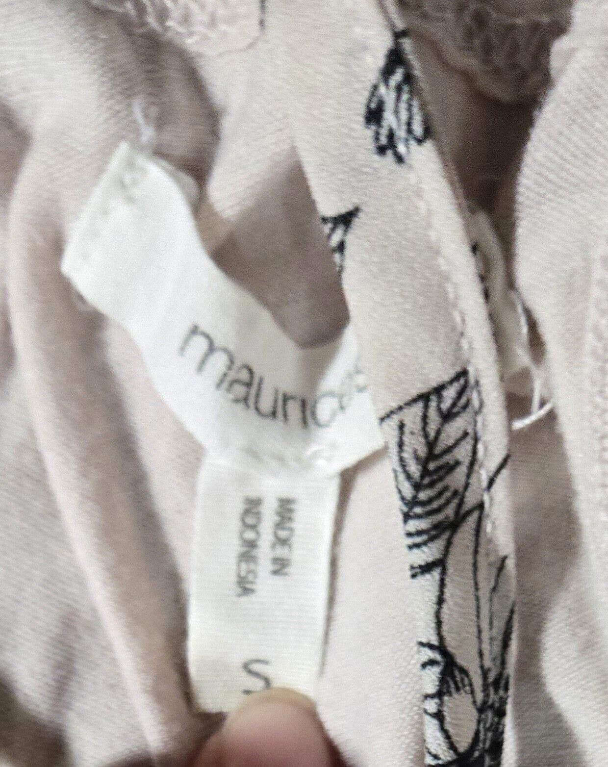 Designer Maurices Floral Cream And Beige Tank Top S Size S / US 4 / IT 40 - 2 Thumbnail