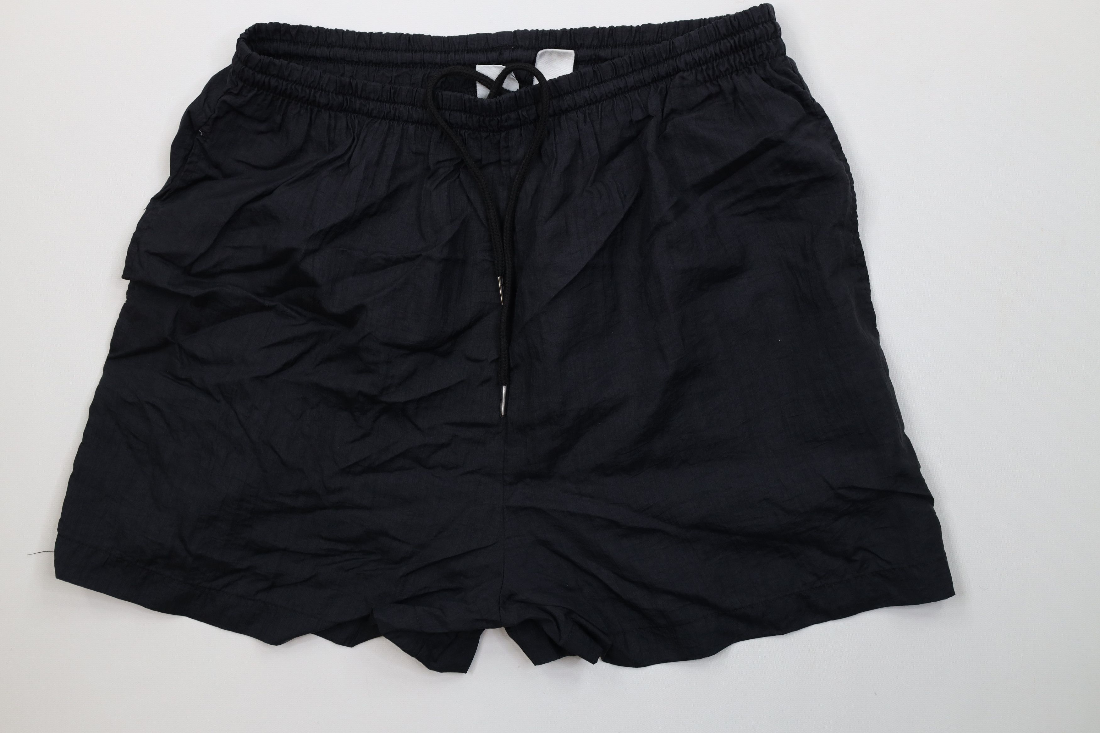 Vintage Vintage 90s Streetwear Running Jogging Soccer Shorts Black Size US 34 / EU 50 - 1 Thumbnail