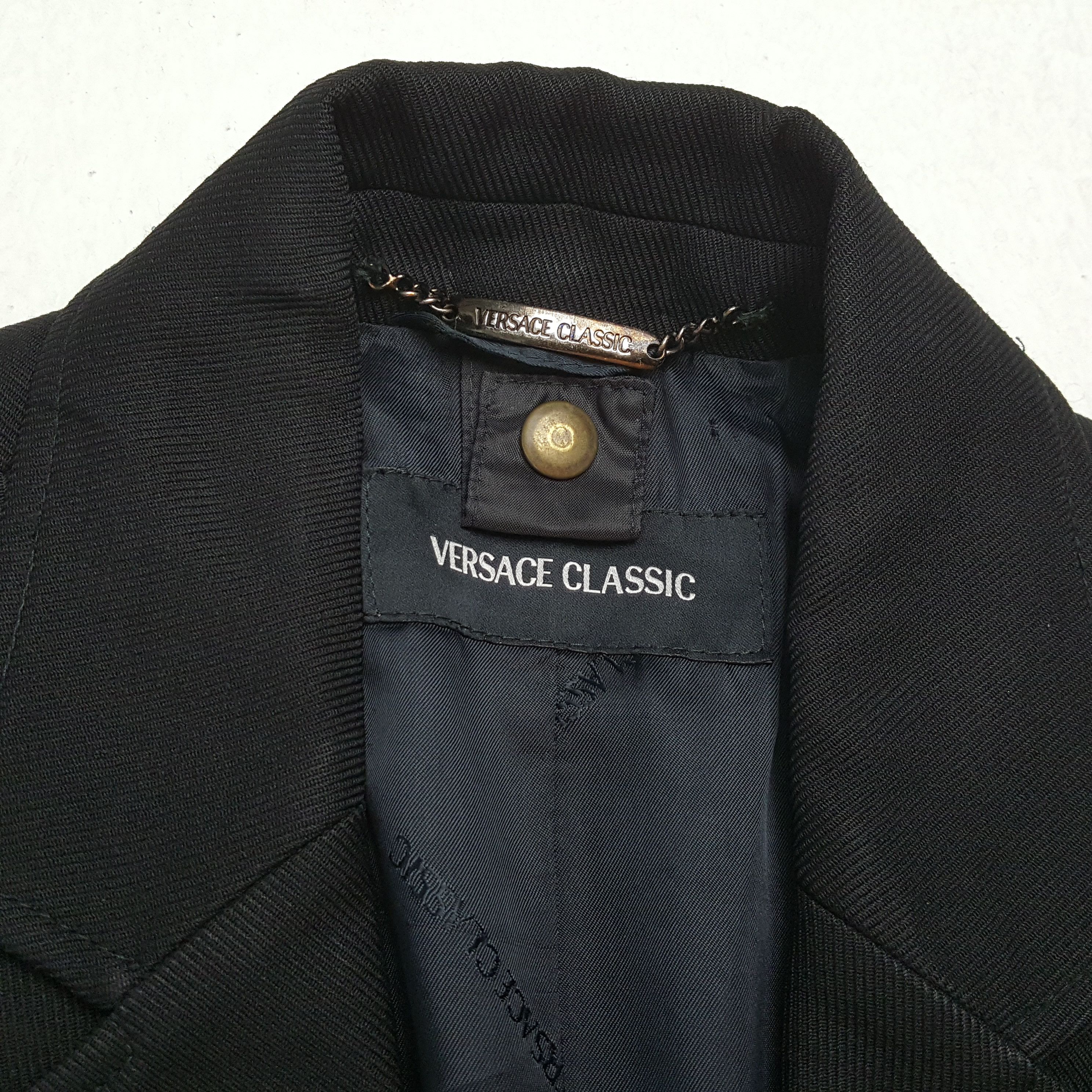 Versace × Vintage VERSACE CLASSIC Winter Fashion Style Long Jacket Size US M / EU 48-50 / 2 - 11 Thumbnail