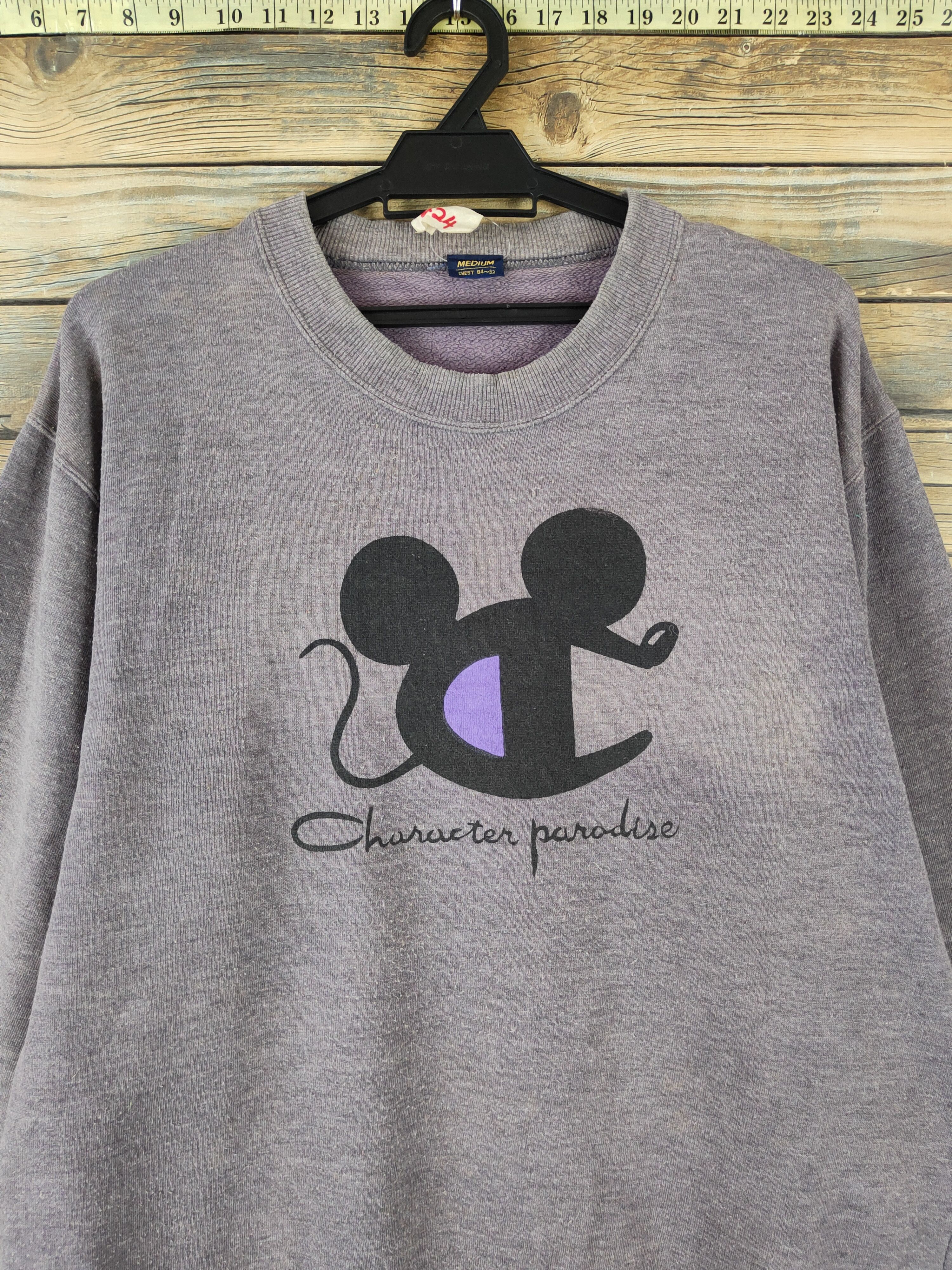 Japanese Brand DL character paradise champion Purple Faded Sweatshirts #424 Size US M / EU 48-50 / 2 - 3 Thumbnail