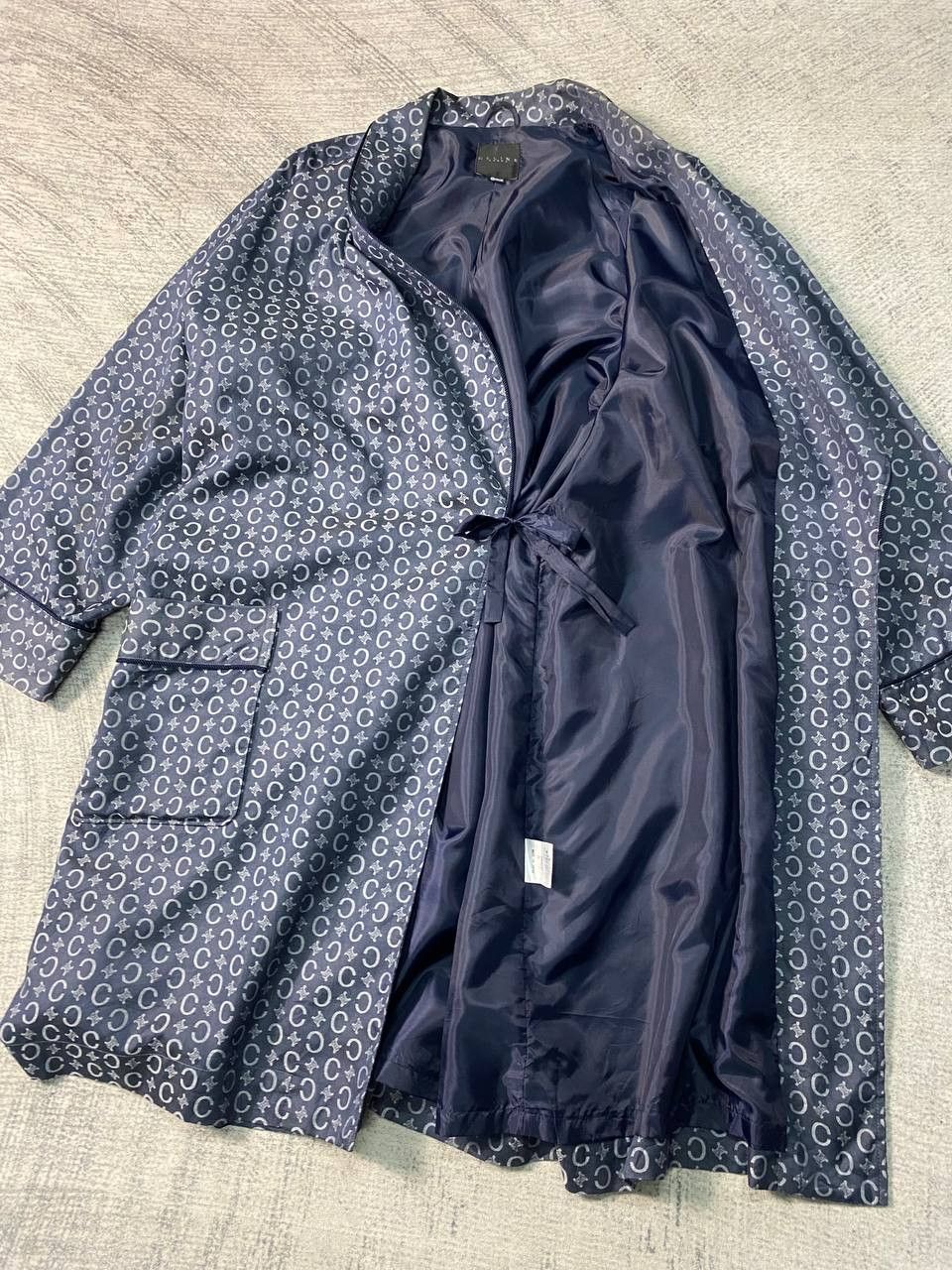 Celine Celine Homme Macadam Blue Dressing Gown Luxury Men's Robe Size US M / EU 48-50 / 2 - 7 Thumbnail