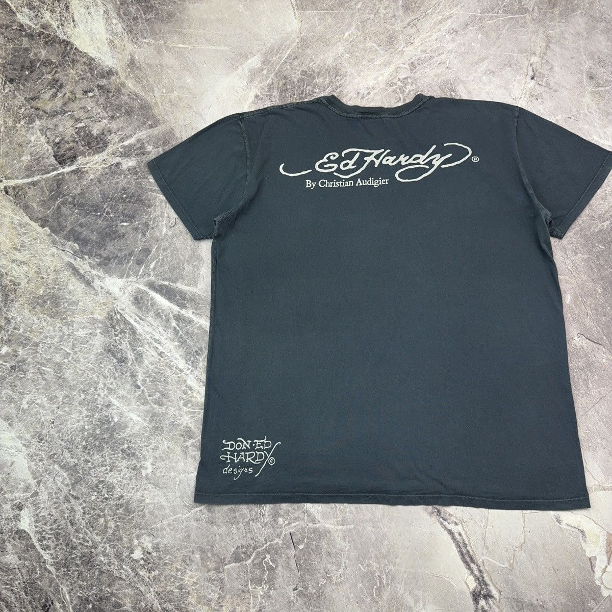 Christian Audigier × Ed Hardy Vintage Ed Hardy T shirt Pantera Roses Christian Audigier XL Size US XL / EU 56 / 4 - 12 Thumbnail