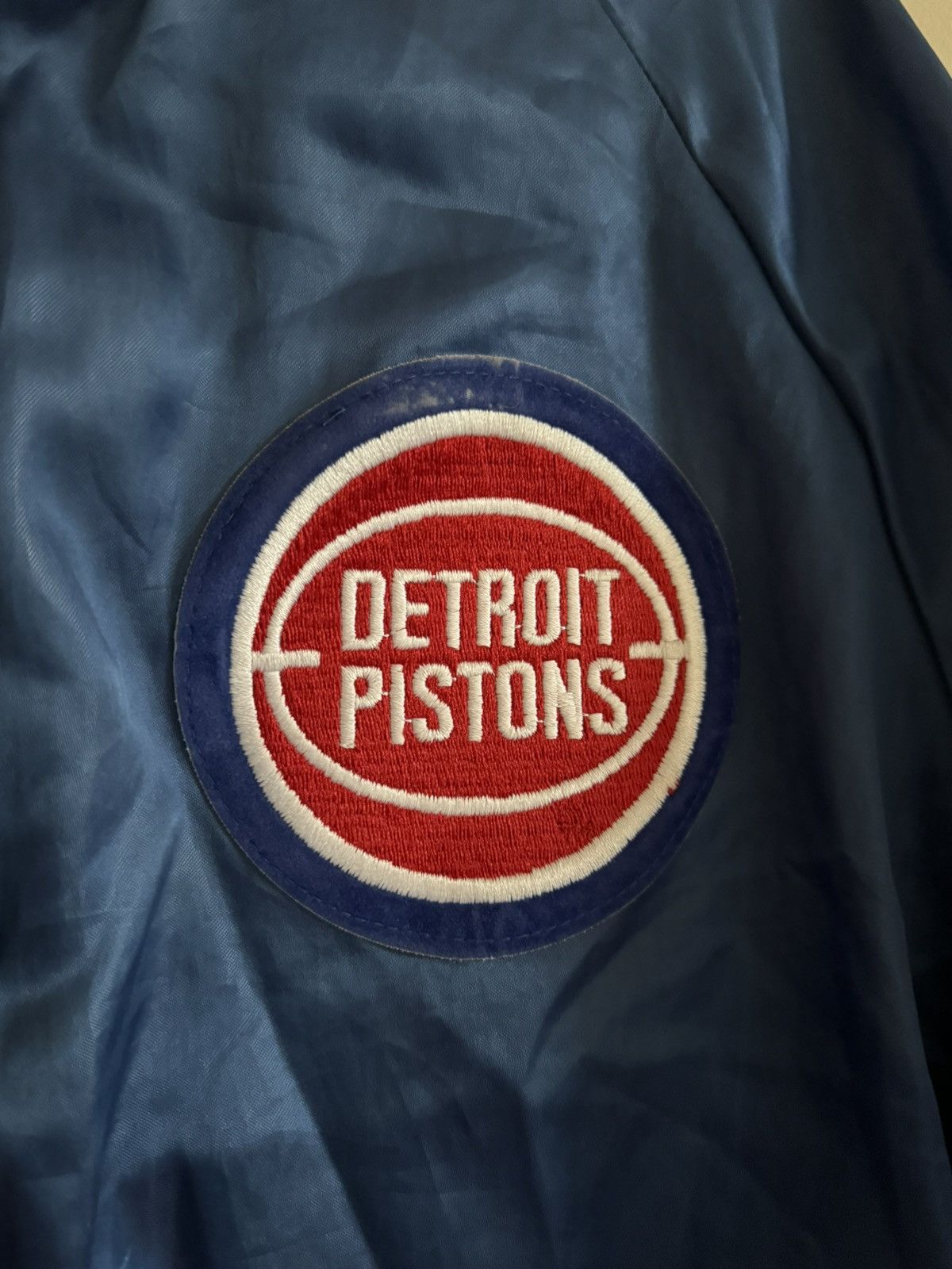 NFL × Vintage Vintage Chalk Line Detroit Pistons Jacket Size US L / EU 52-54 / 3 - 5 Thumbnail