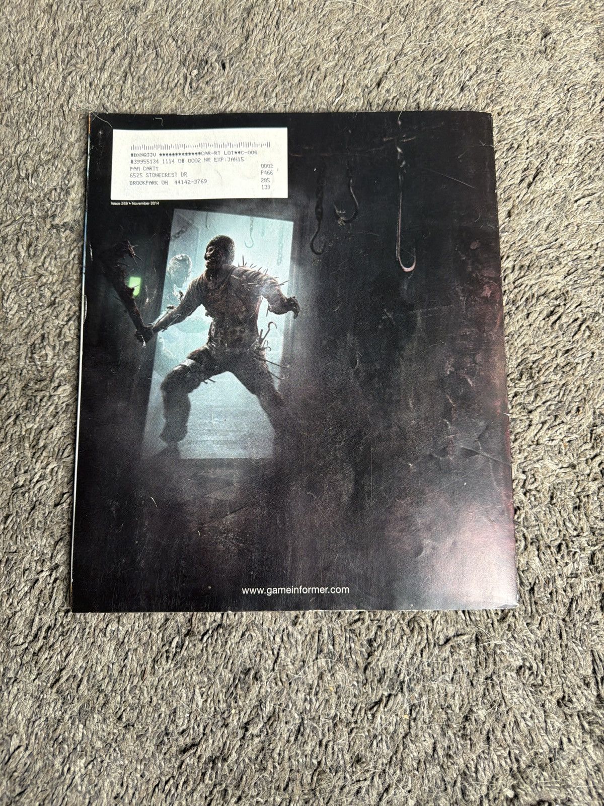 Hypebeast 2014 Game Informer Volume XXIV Number 11 Issue 259 Size ONE SIZE - 2 Thumbnail