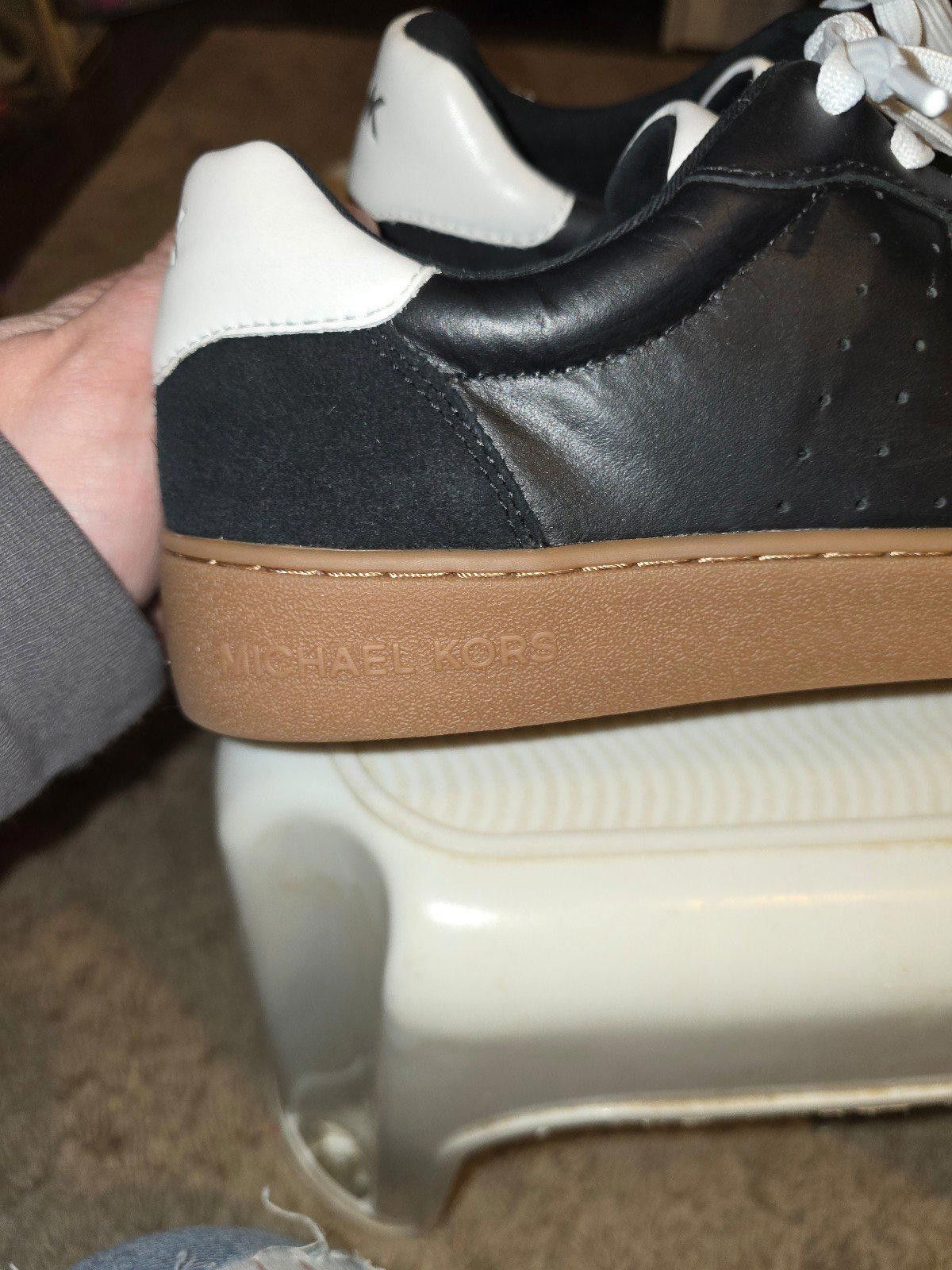 Michael Kors Michael Kors Scotty Leather Gum Sole Sneakers Size US 7 / IT 37 - 8 Thumbnail