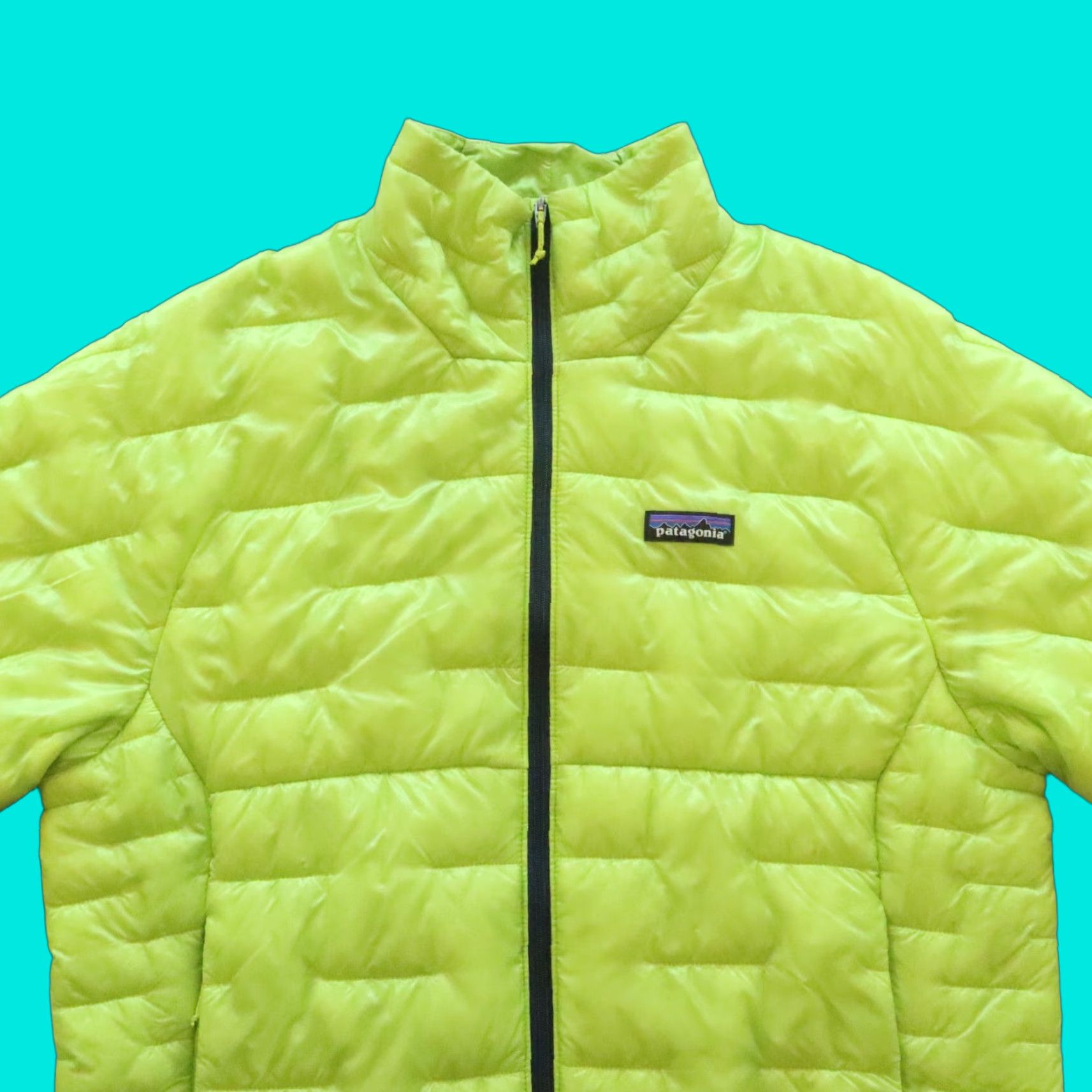 Patagonia Patagonia Micro Puff Jacket Worn Wear Size M Men's Green Size US M / EU 48-50 / 2 - 1 Thumbnail