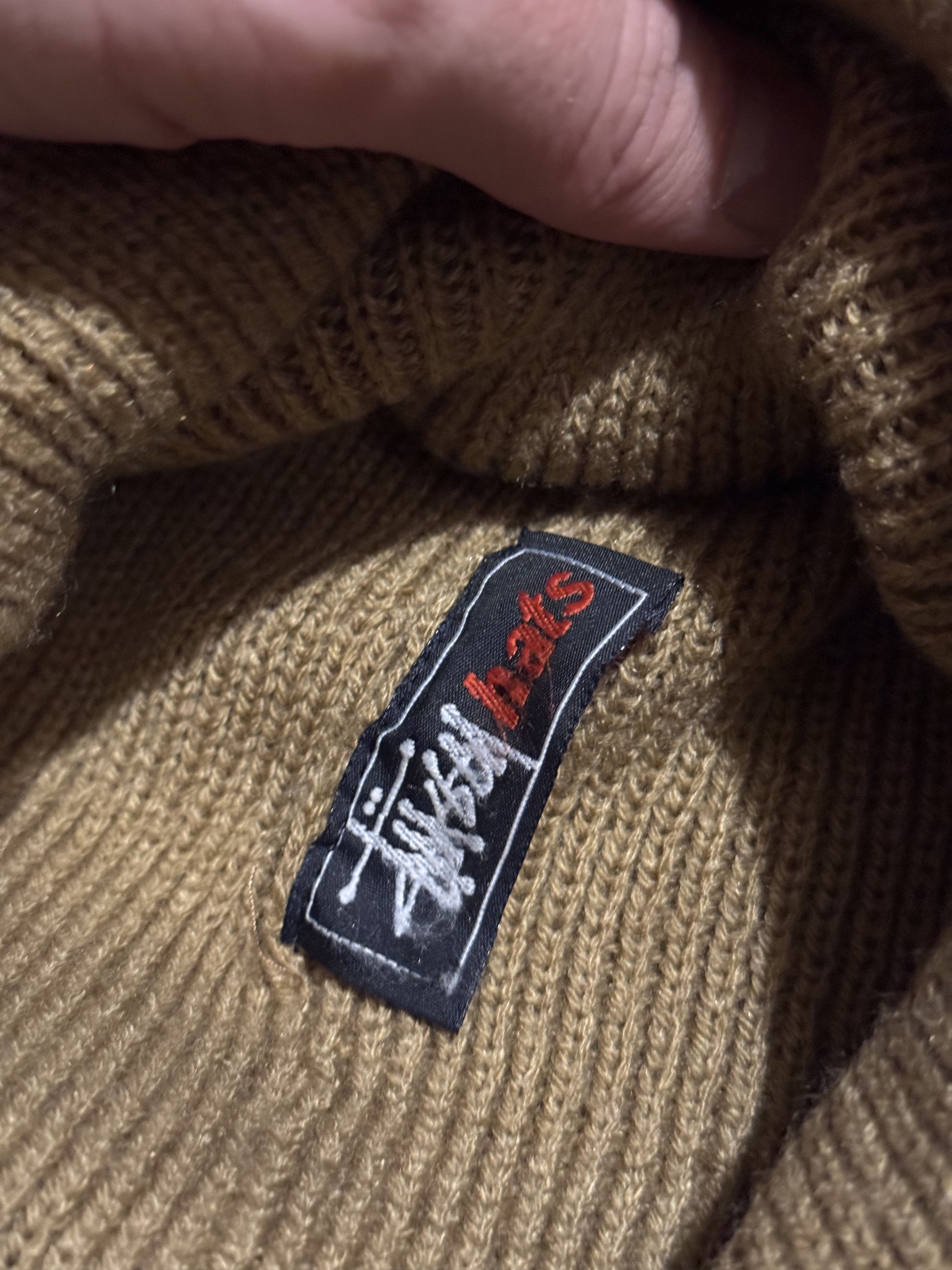 Stussy Stussy brown beanie 00s vintage hat Size ONE SIZE - 4 Thumbnail