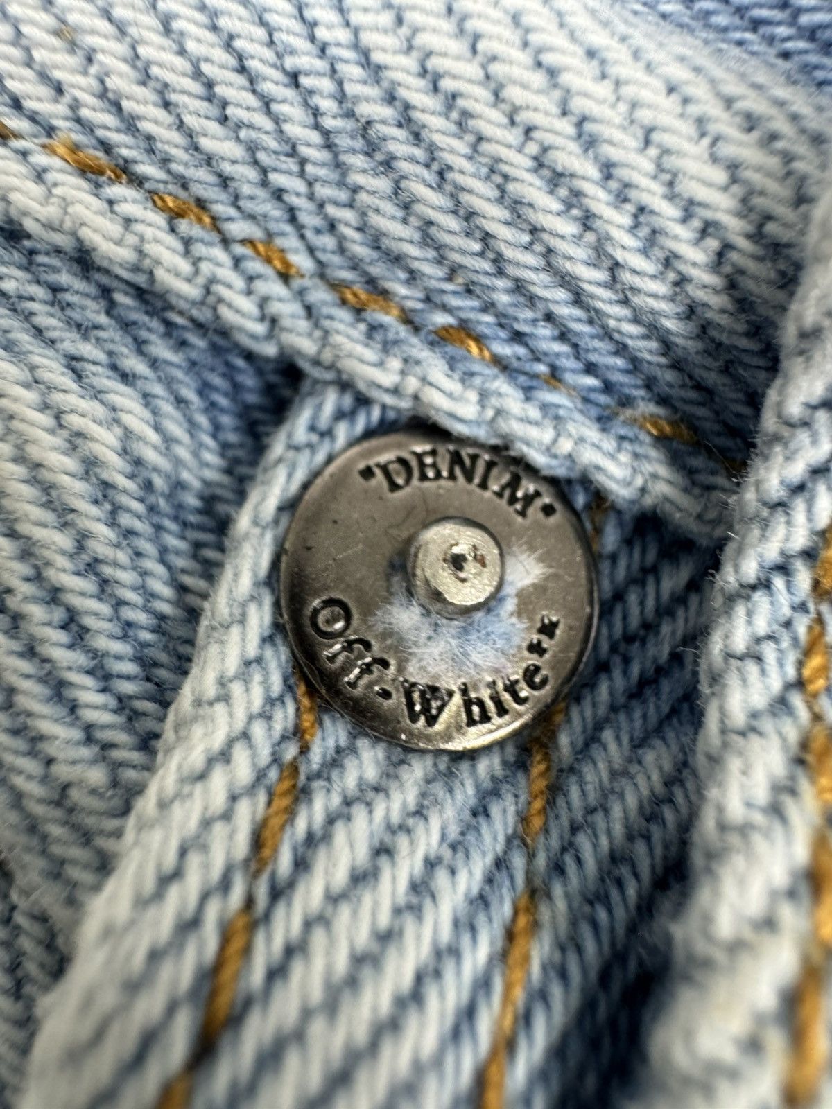 Off-White Off-White corp distress skinny light washed denim Size US 32 / EU 48 - 18 Thumbnail