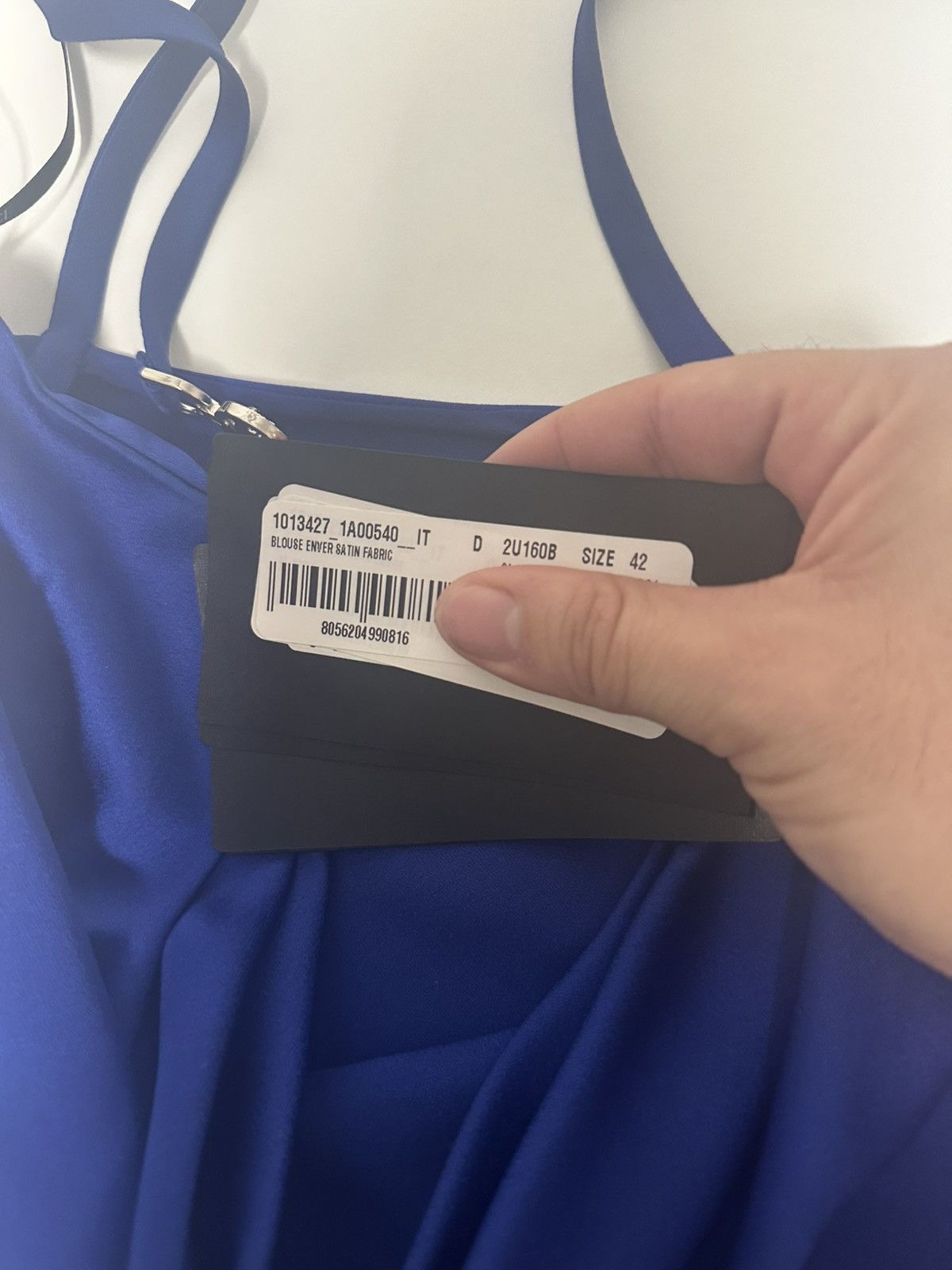 Versace Versace Blue Camisole Top Size M / US 6-8 / IT 42-44 - 11 Thumbnail