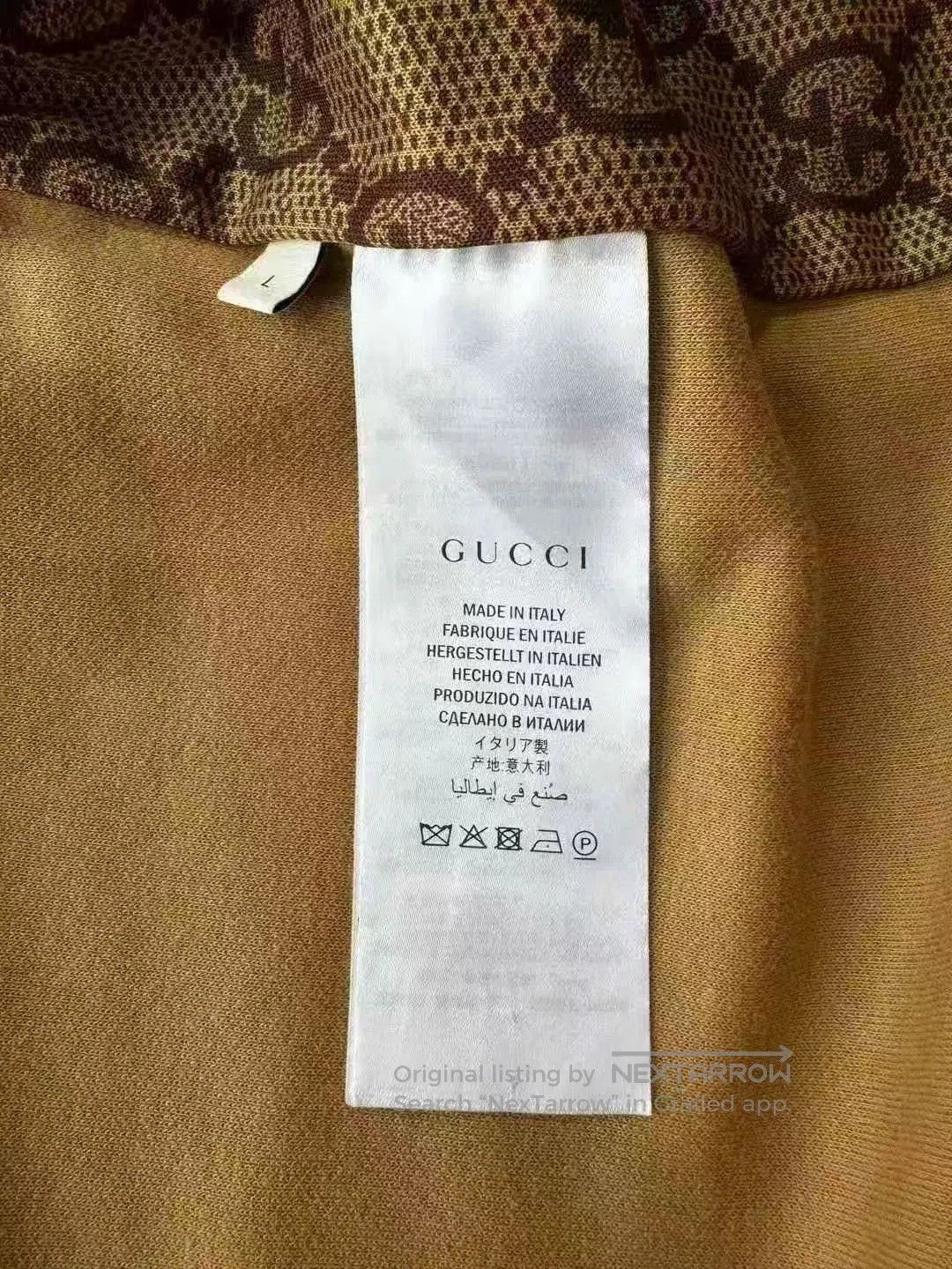 Gucci Gucci Striped All-Over Print Zip Jacket. Size US L / EU 52-54 / 3 - 7 Thumbnail