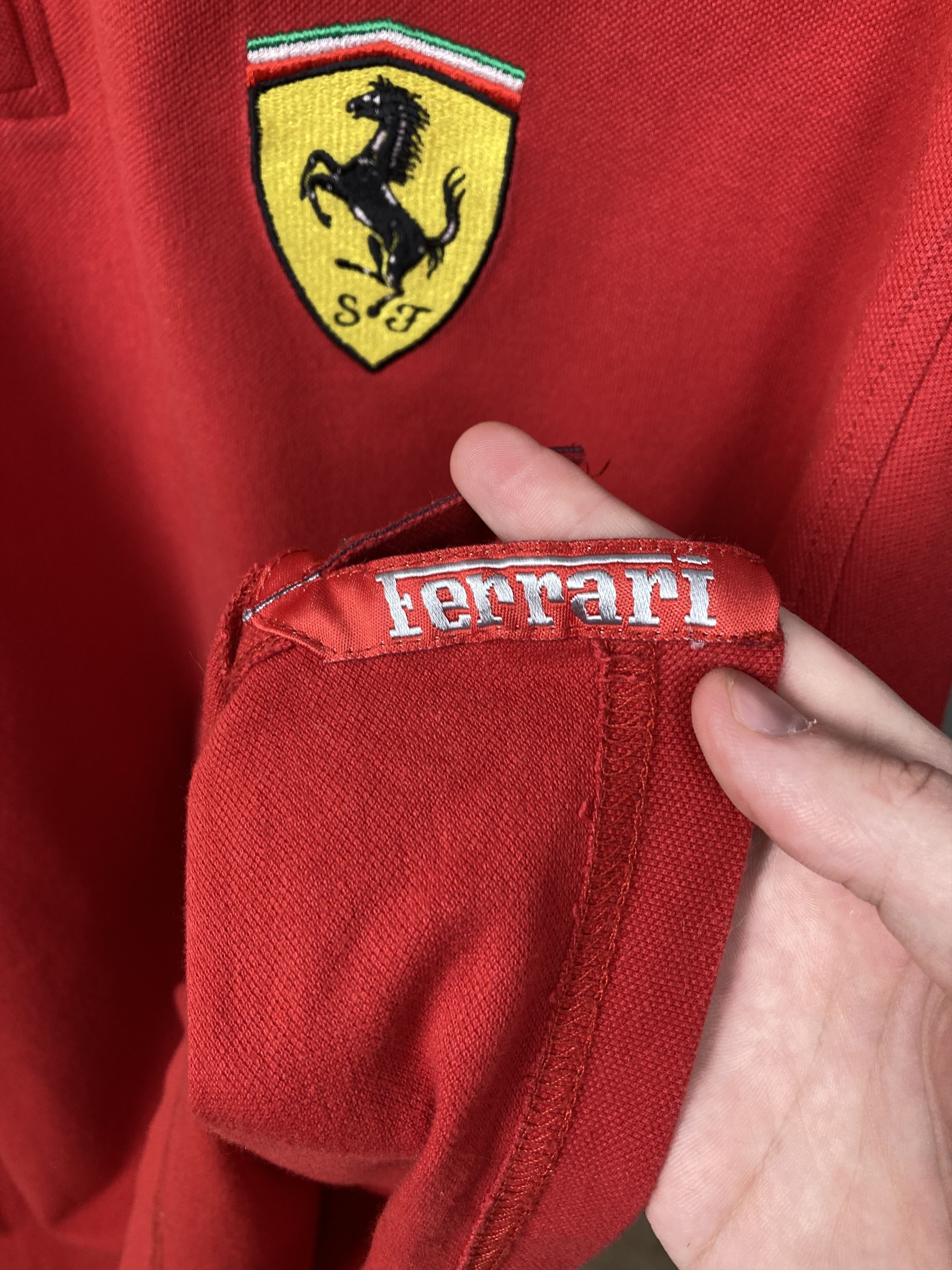 Ferrari 1999 Ferrari F1 Racing Team Embroidered Logo Polo Shirt Size US XL / EU 56 / 4 - 8 Thumbnail