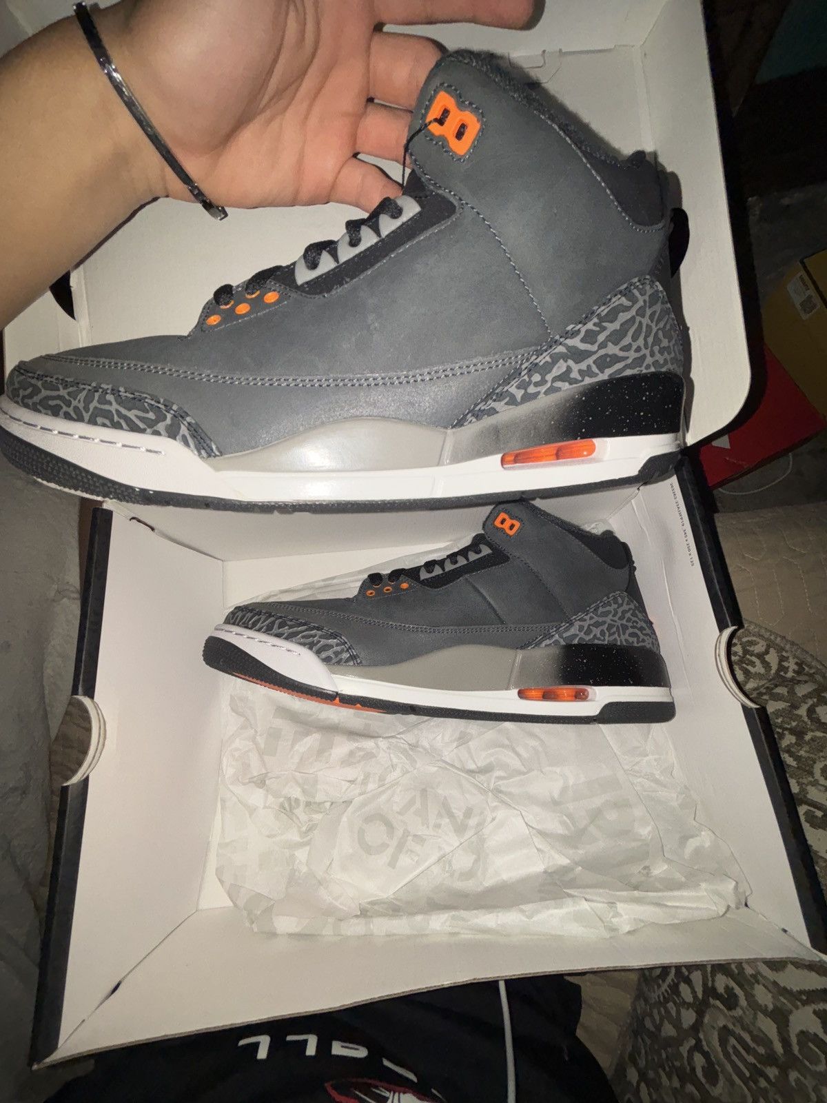 Jordan Brand Jordan 3 Retro “Fear Pack” (2023) Size US 10.5 / EU 43-44 - 1 Thumbnail