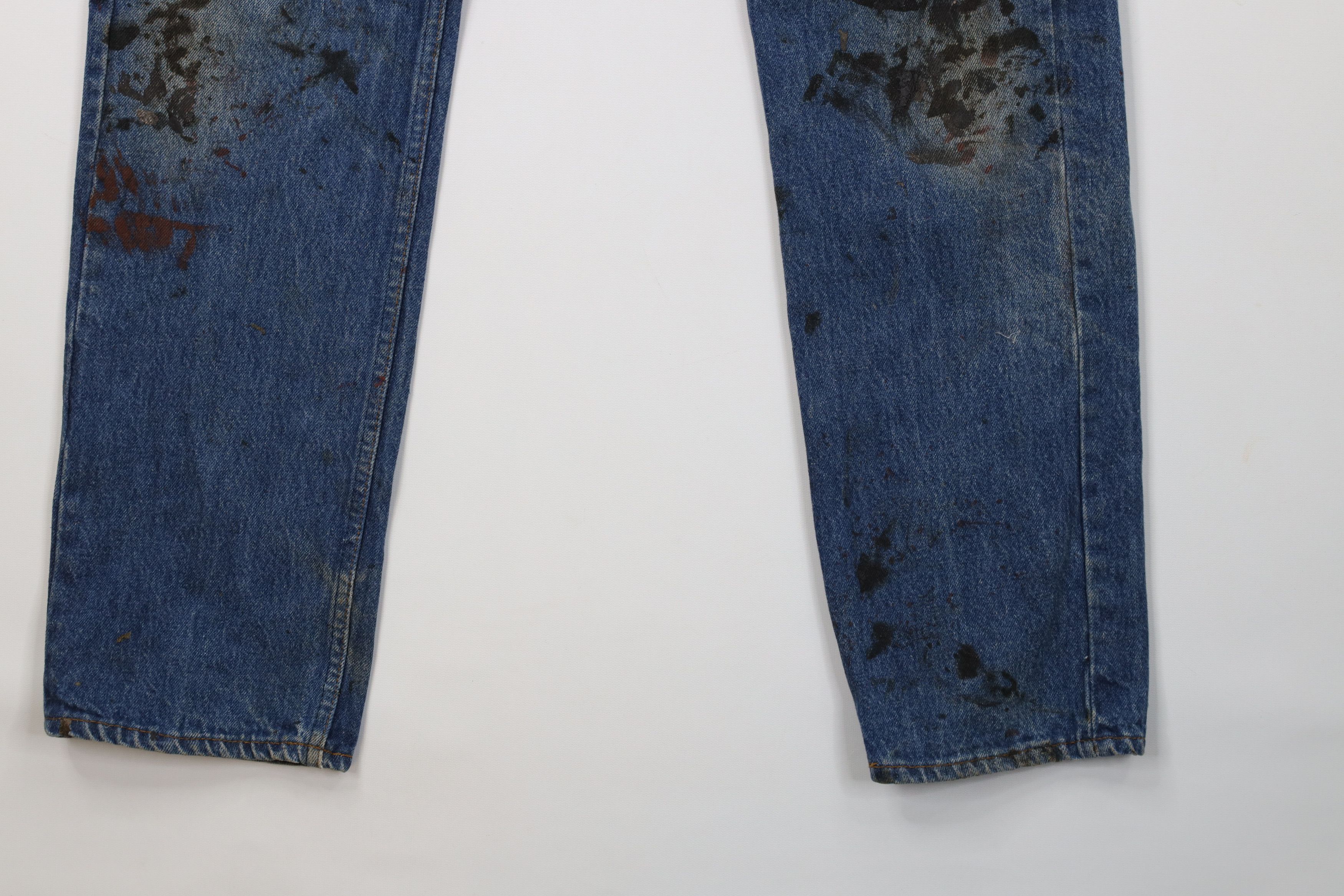 Levi's Vintage 80s Levis 501xx Button Fly Straight Leg Jeans USA Size US 29 - 5 Thumbnail
