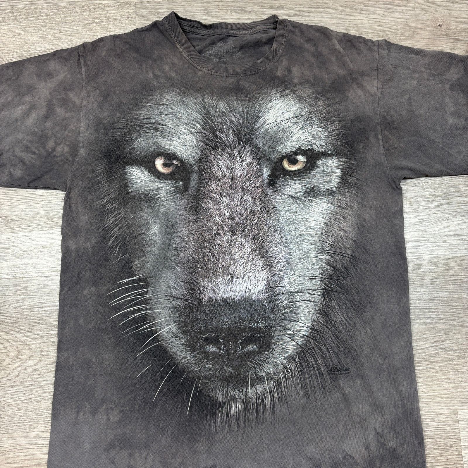 The Mountain The Mountain Wolf Face AOP Short Sleeve T Shirt Men's Large Size US L / EU 52-54 / 3 - 2 Thumbnail