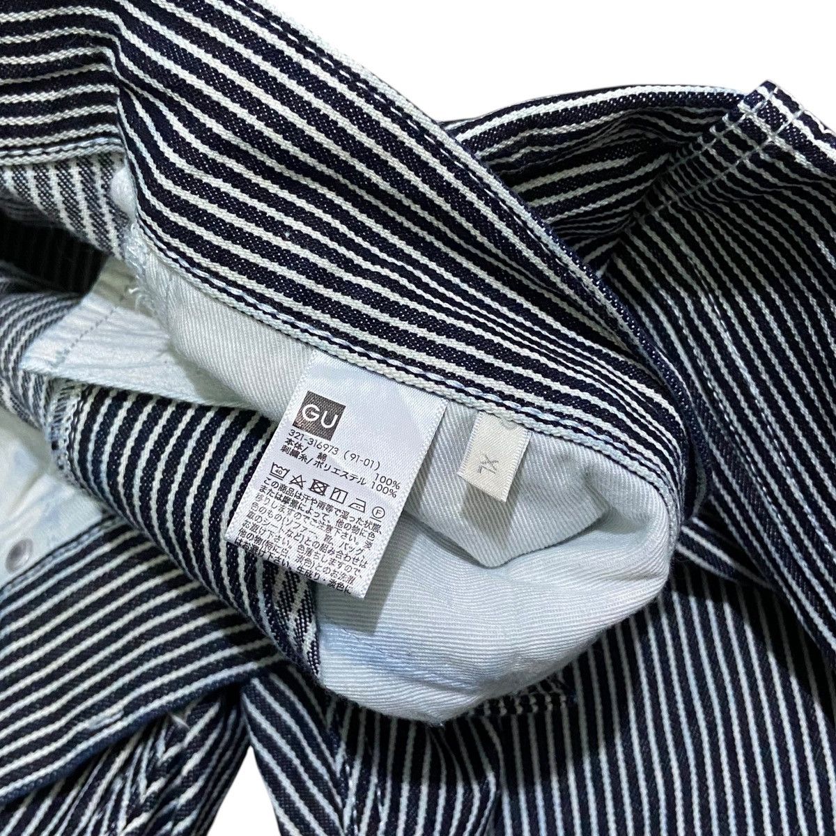 Japanese Brand GU x Studio Seven Hickory Back Buckle Workpants Size US 36 / EU 52 - 9 Thumbnail