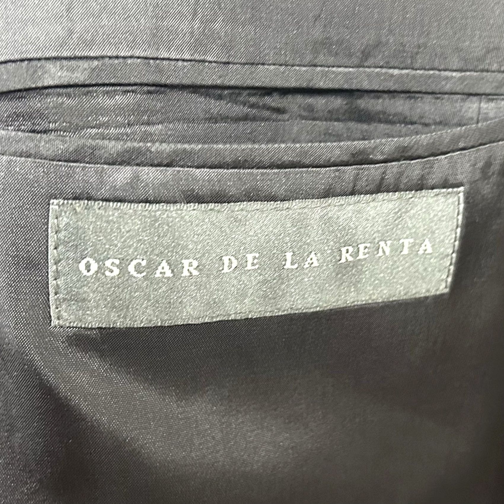 Oscar De La Renta Oscar de la Renta Sport Coat 44L Wool Gray Glen Plaid Two-Button Formal Coat Mens Size US XS / EU 42 / 0 - 3 Thumbnail