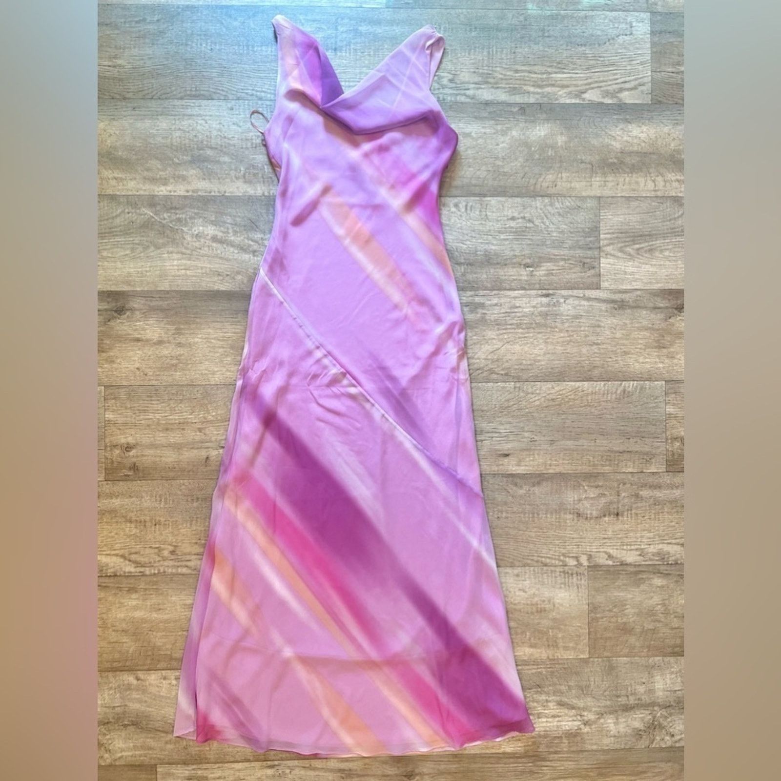 Mango MANGO Multicolor Flowy Draped Maxi Dress NWT (8) Size M / US 6-8 / IT 42-44 - 18 Thumbnail