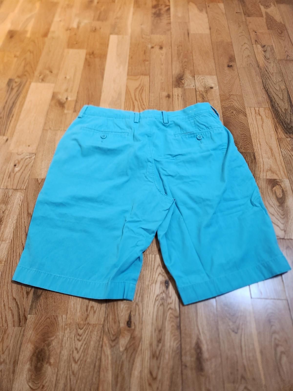 J.Crew Vintage J.Crew Casual Chino Shorts Teal Turquoise Men's 32 Size US 33 - 4 Thumbnail