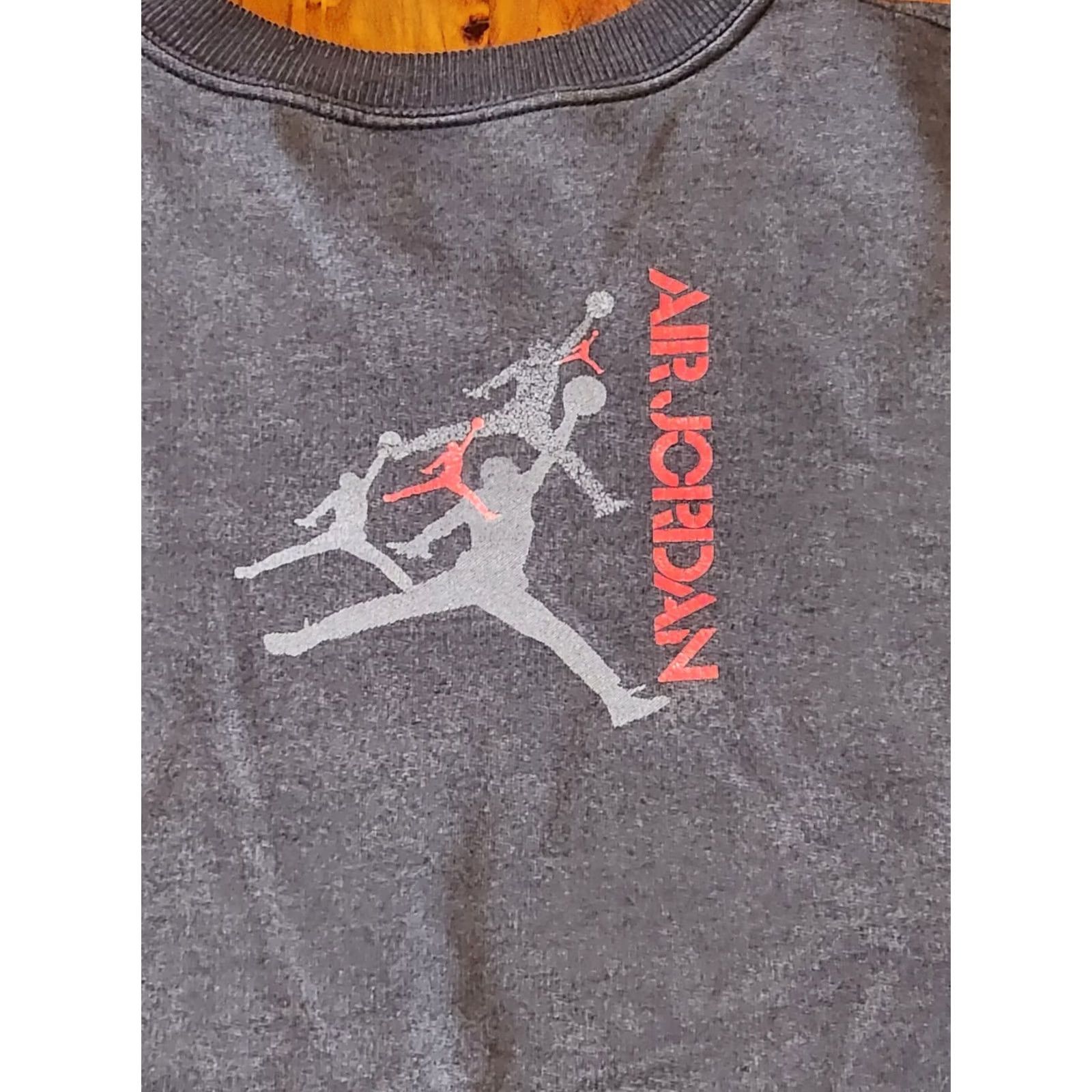 Nike VINTAGE Nike Air Jordan Jumper Large L Black 90s OG 5 Michael Jordan Pullover Mens Rare Size US L / EU 52-54 / 3 - 7 Thumbnail