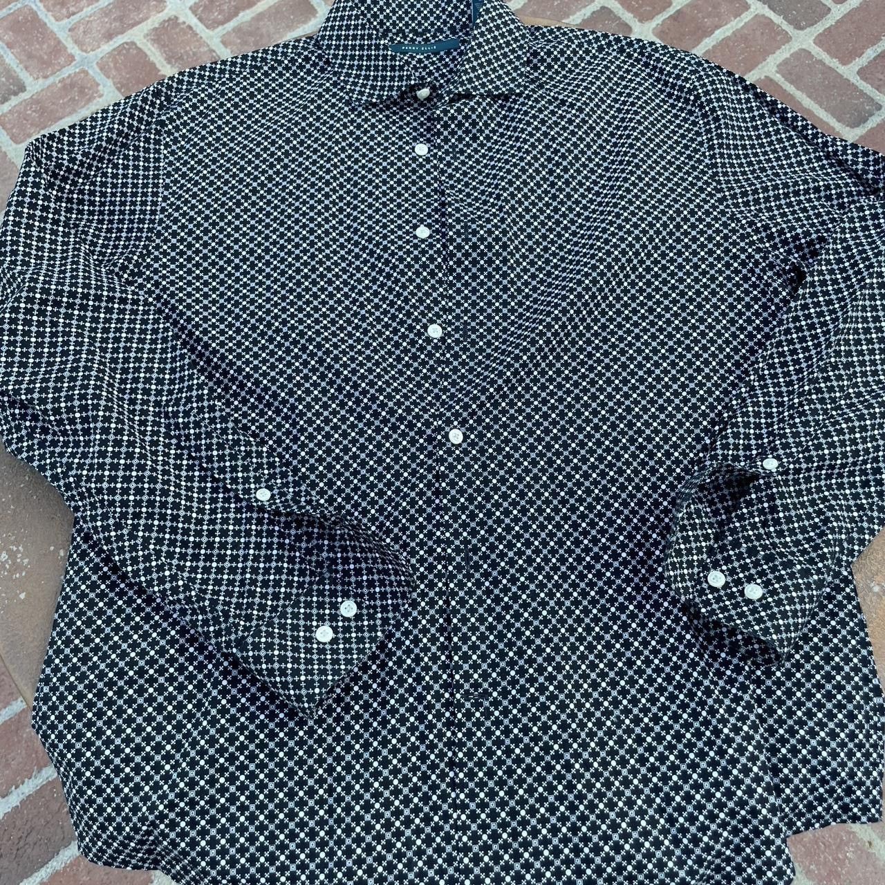 Perry Ellis Perry Ellis Classic black and white button-up shirt sx L Size US L / EU 52-54 / 3 - 4 Thumbnail