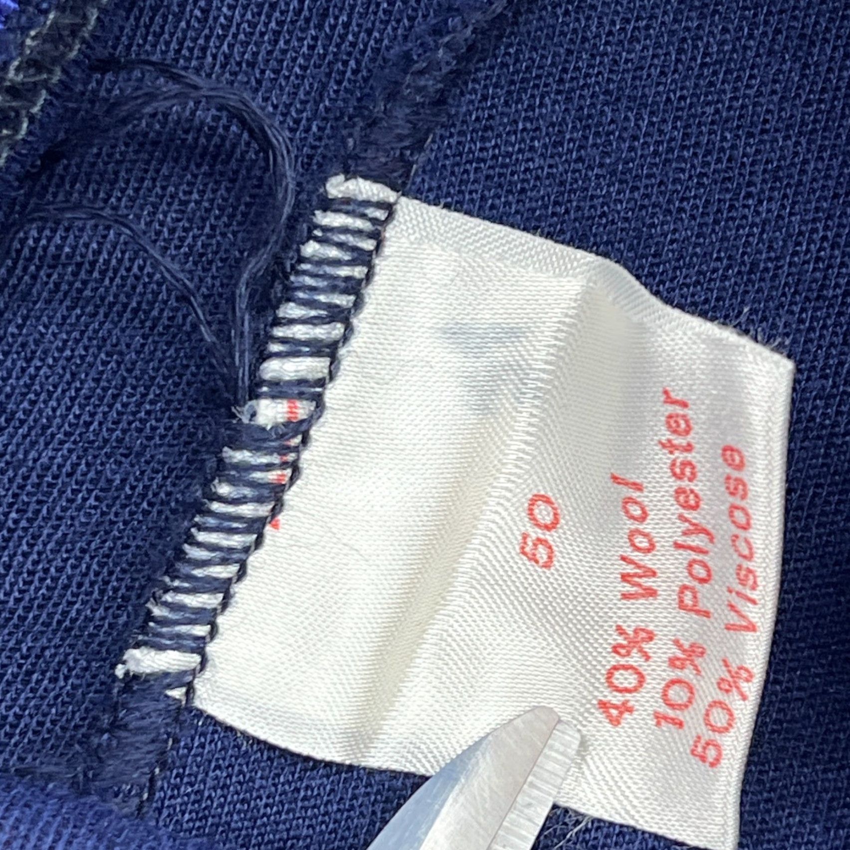 Vintage Vintage Wool Blend Base Layer Pants Blue Size 50 Men Slim Track Pants Wool Blend Base Layer Pants Regular 50 Blue Sports Activewear Mens Size US 34 / EU 50 - 5 Thumbnail