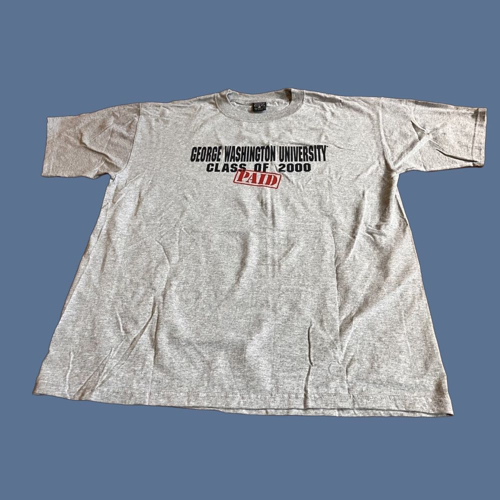 George VINTAGE MV Sport George Washington University Class Of 2000 Shirt Men’s XL Grey T-Shirt Size US XL / EU 56 / 4 - 1 Thumbnail