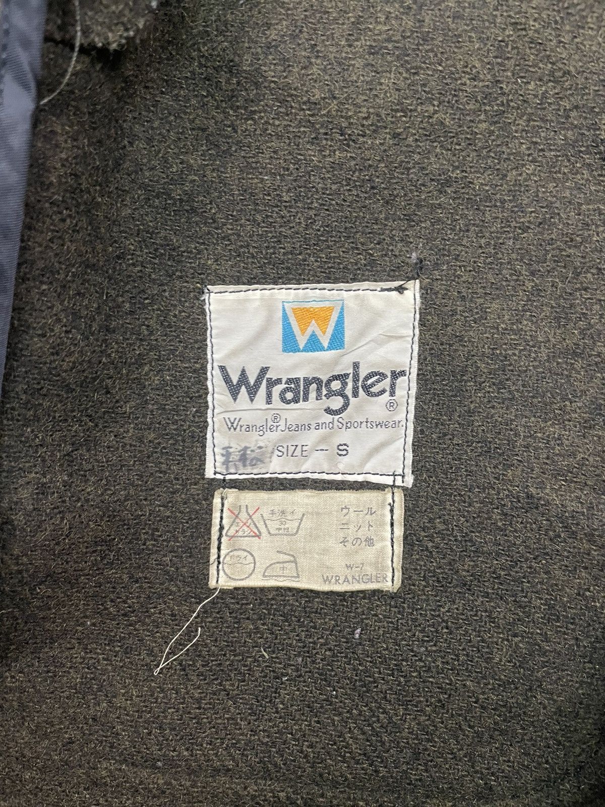 Wrangler Vintage 80s Wrangler Duffle Coat Wool Size US S / EU 44-46 / 1 - 2 Thumbnail