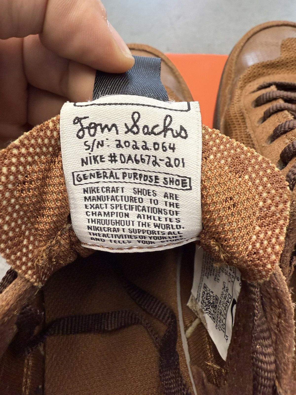 Nike × Tom Sachs 2023 NikeCraft General Purpose Shoe Tom Sachs Size 9W/7.5M Size US 7.5 / EU 40-41 - 7 Thumbnail