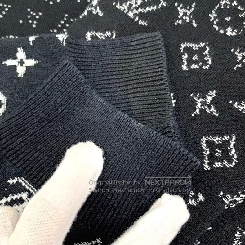 Louis Vuitton Louis Vuitton 23 Long Sleeve Crew Neck Sweatshirt in Black Size US XL / EU 56 / 4 - 8 Thumbnail