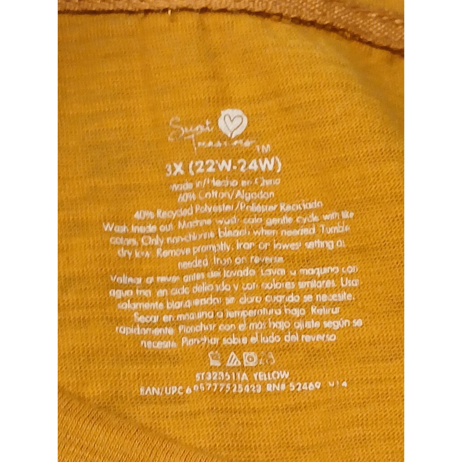 Other Secret Treasures (3XL) Yellow Comfort Stretch Tank Top Shirt Size ONE SIZE - 8 Thumbnail