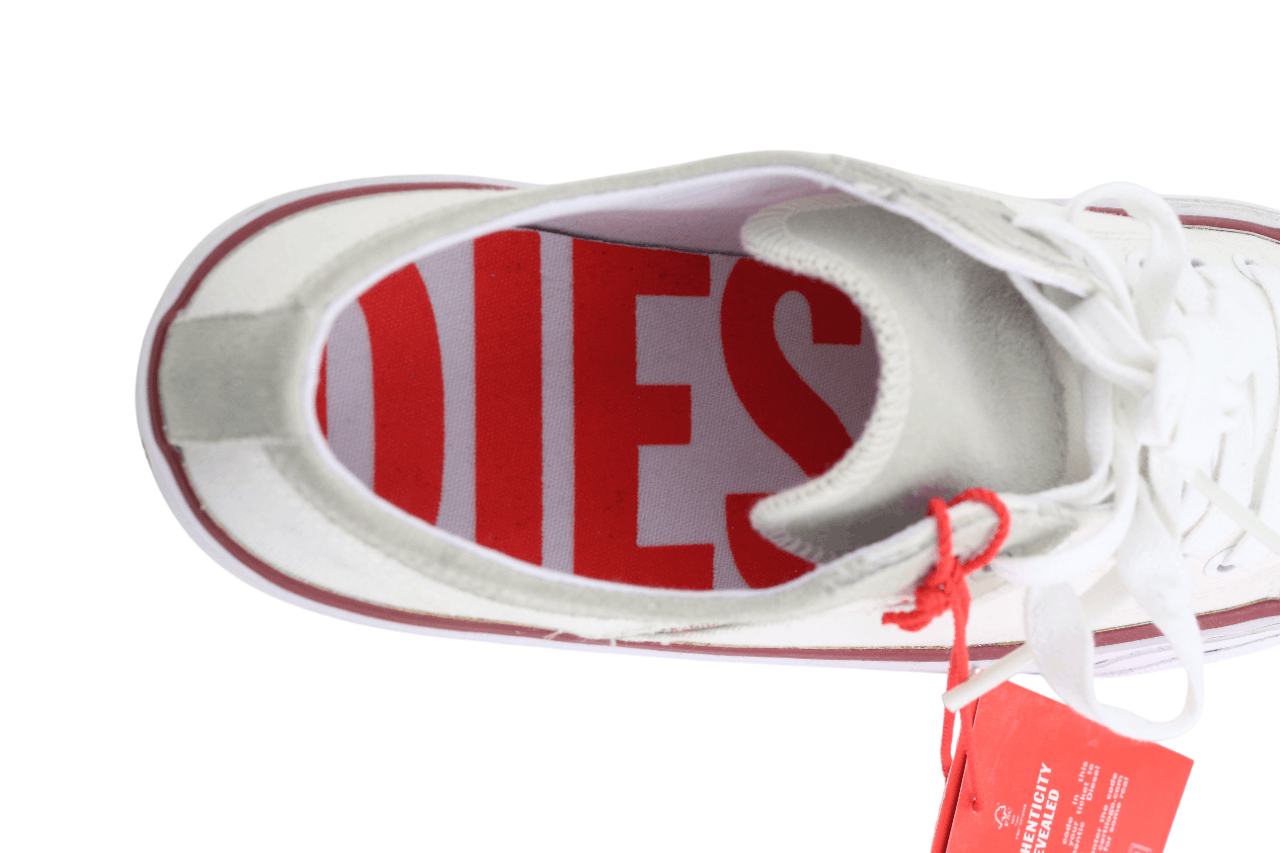 Diesel S-PRINCIPIA LOW EU42 White Lace Low Top Logo 40549 Size US 9 / EU 42 - 10 Thumbnail