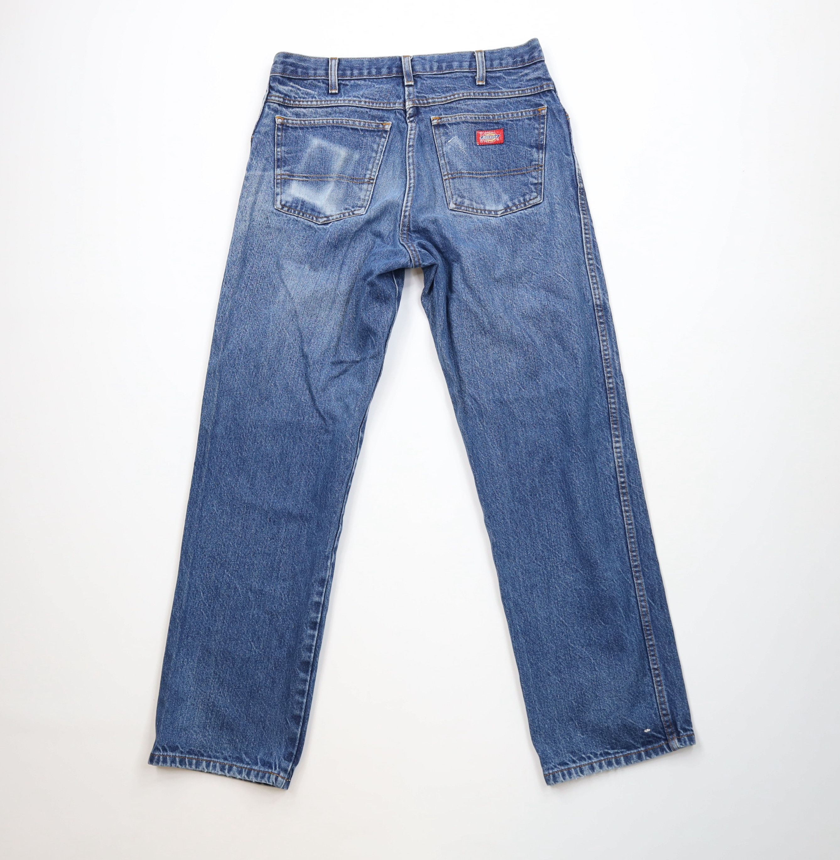 Dickies Vintage Dickies Spell Straight Leg Denim Jeans Blue Cotton Size US 32 / EU 48 - 8 Thumbnail