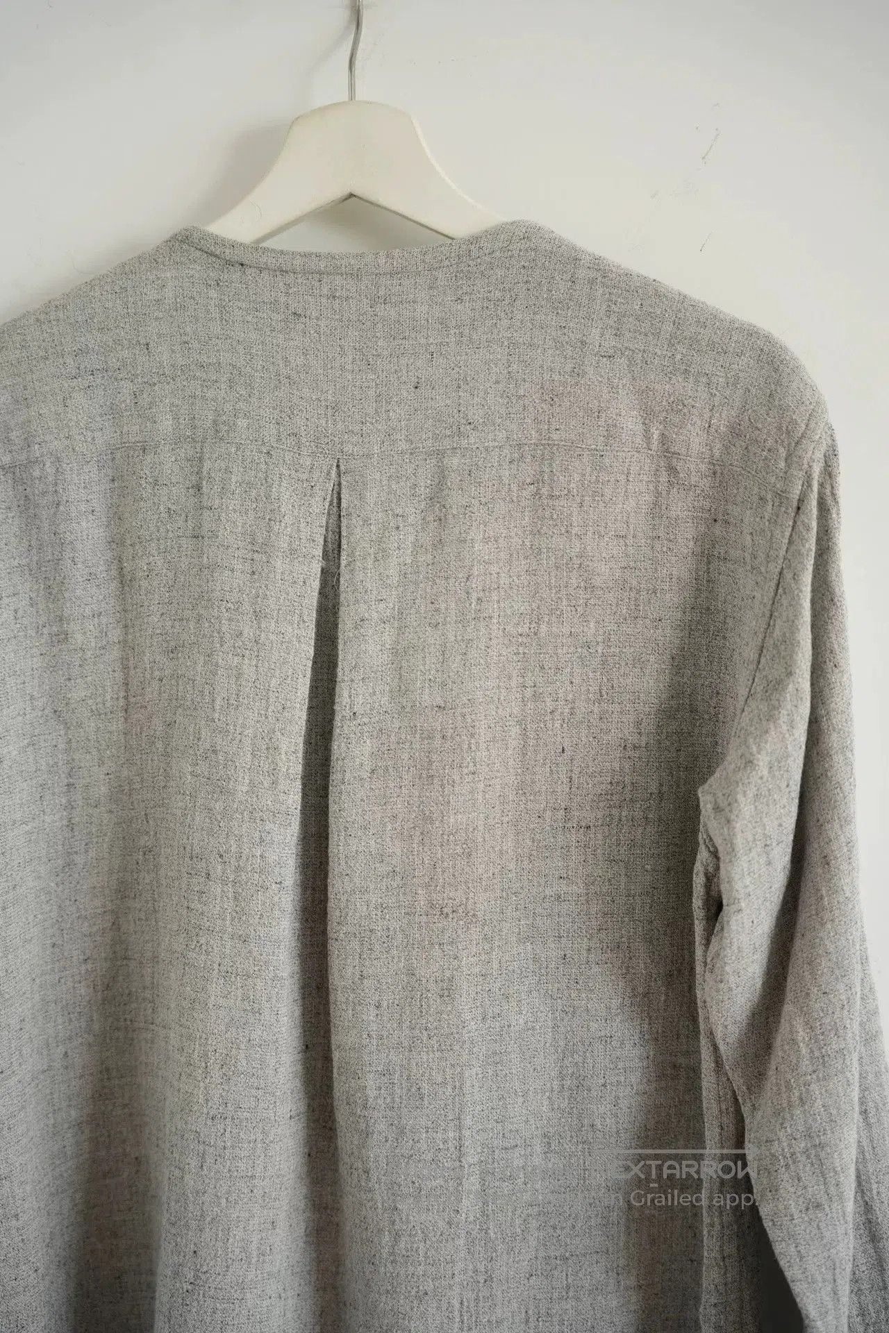 Japanese Brand gray linen button. Size US S / EU 44-46 / 1 - 5 Thumbnail