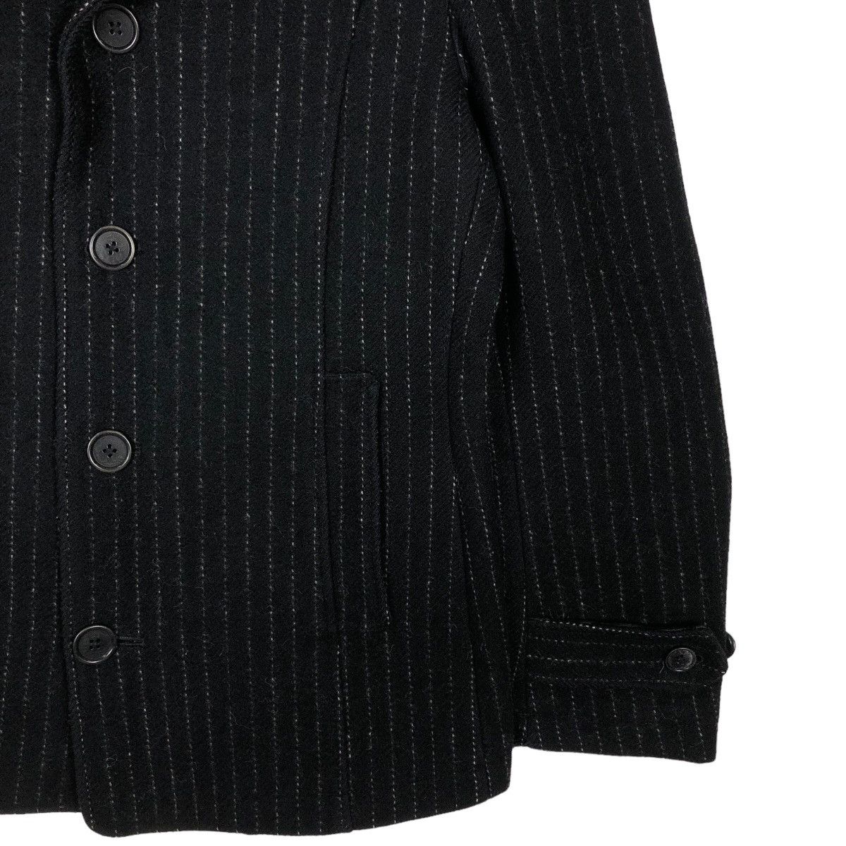 Japanese Brand 🔥90’s Double Breast Biker Jacket Ships Luxury Stripe Design Size US L / EU 52-54 / 3 - 4 Thumbnail