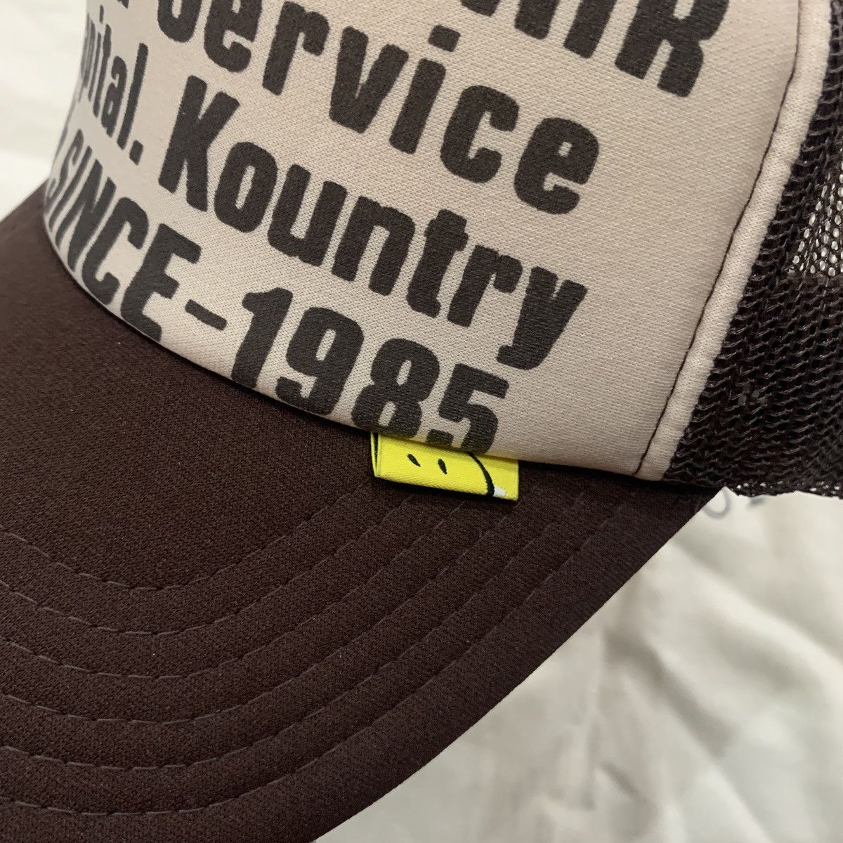 Kapital Kountry kapital denim repair service trucker cap Size ONE SIZE - 3 Thumbnail