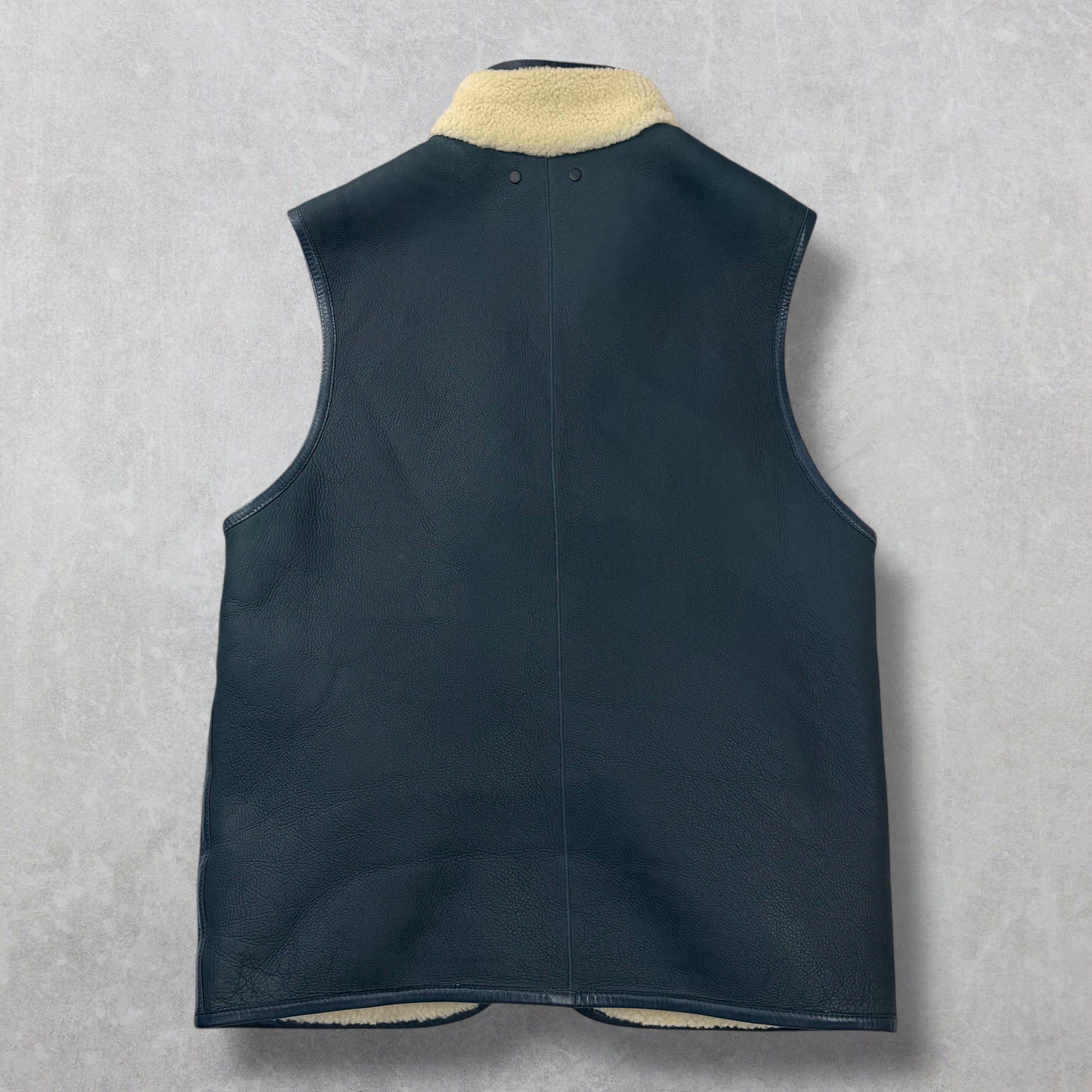 Louis Vuitton Louis Vuitton Reversible Shearling Gilet 46 (S) Size US S / EU 44-46 / 1 - 4 Thumbnail