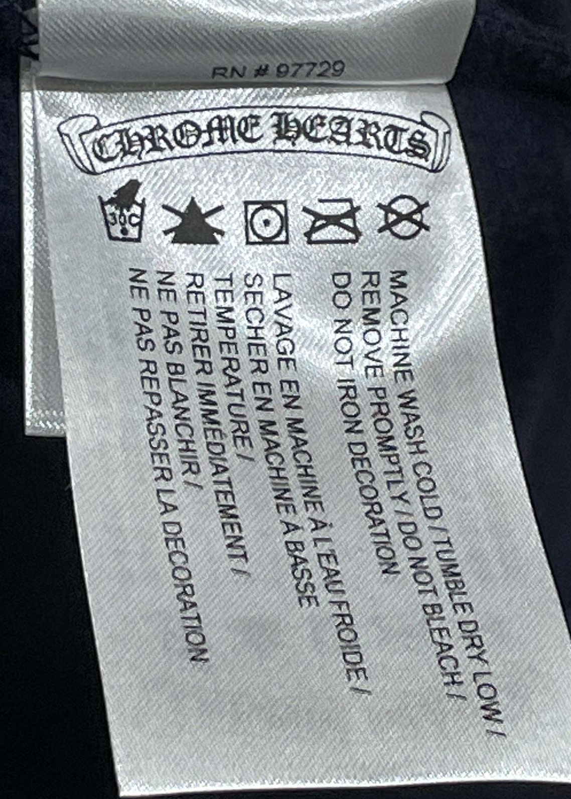 Chrome Hearts Chrome Hearts Logo Hoodie Navy Size US L / EU 52-54 / 3 - 10 Thumbnail