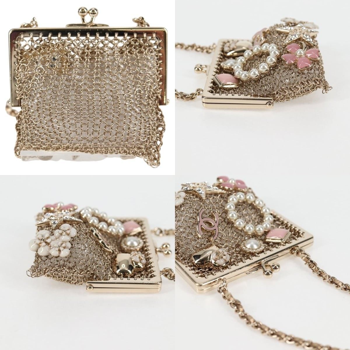 Chanel Chanel Camellia Coco Mark Chain Pouch AP2890 Size ONE SIZE - 3 Thumbnail