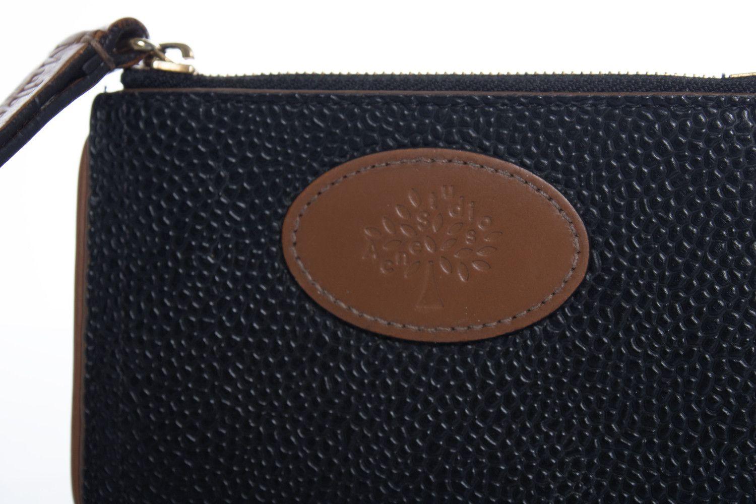 Acne Studios Mulberry x Acne studios, black brown wrist pouch Size ONE SIZE - 4 Thumbnail
