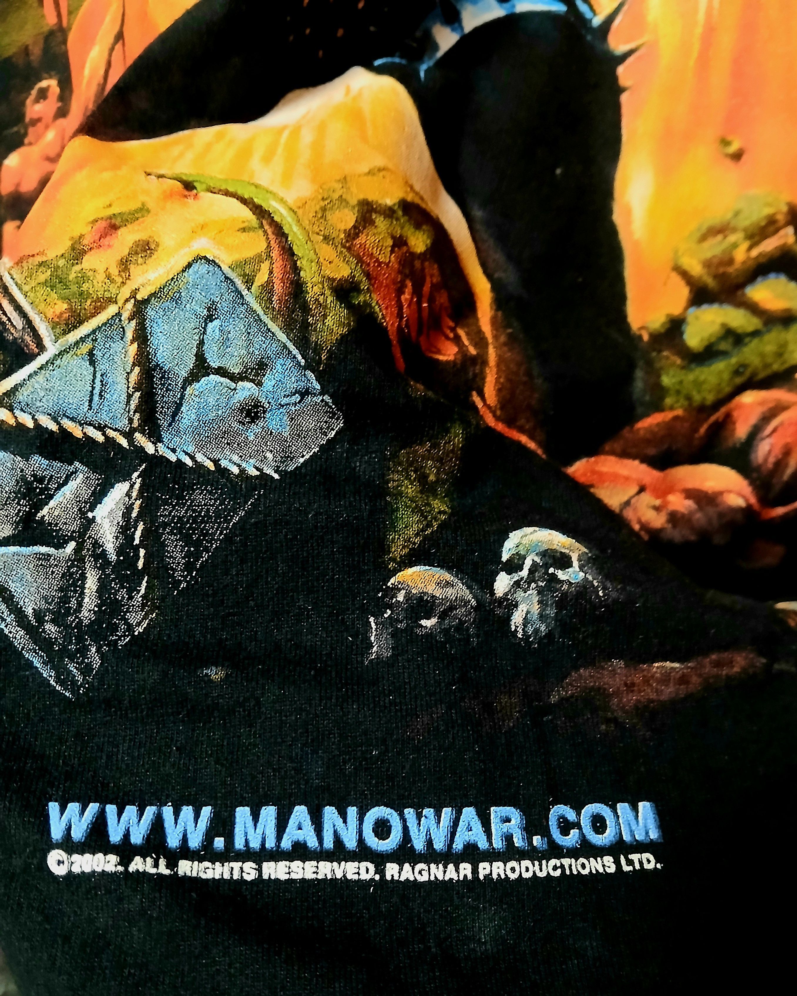Band Tees MANOWAR WARRIORS OF THE WORLD -02 NOS Size US XL / EU 56 / 4 - 3 Thumbnail