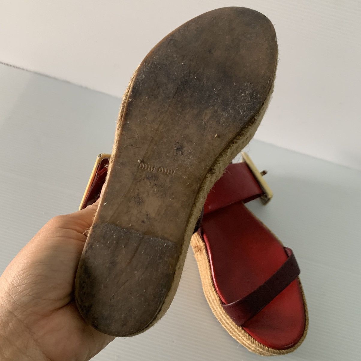 Miu Miu Miu Miu Sandals Shoes Size US 5.5 / IT 35.5 - 8 Thumbnail