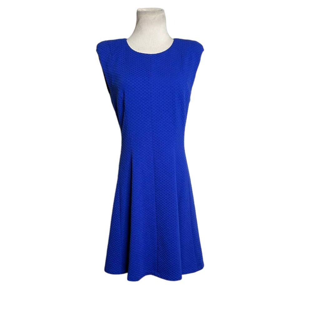 Rebecca Taylor Rebecca Taylor blue cap sleeves A line dress size 6 Size M / US 6-8 / IT 42-44 - 11 Thumbnail