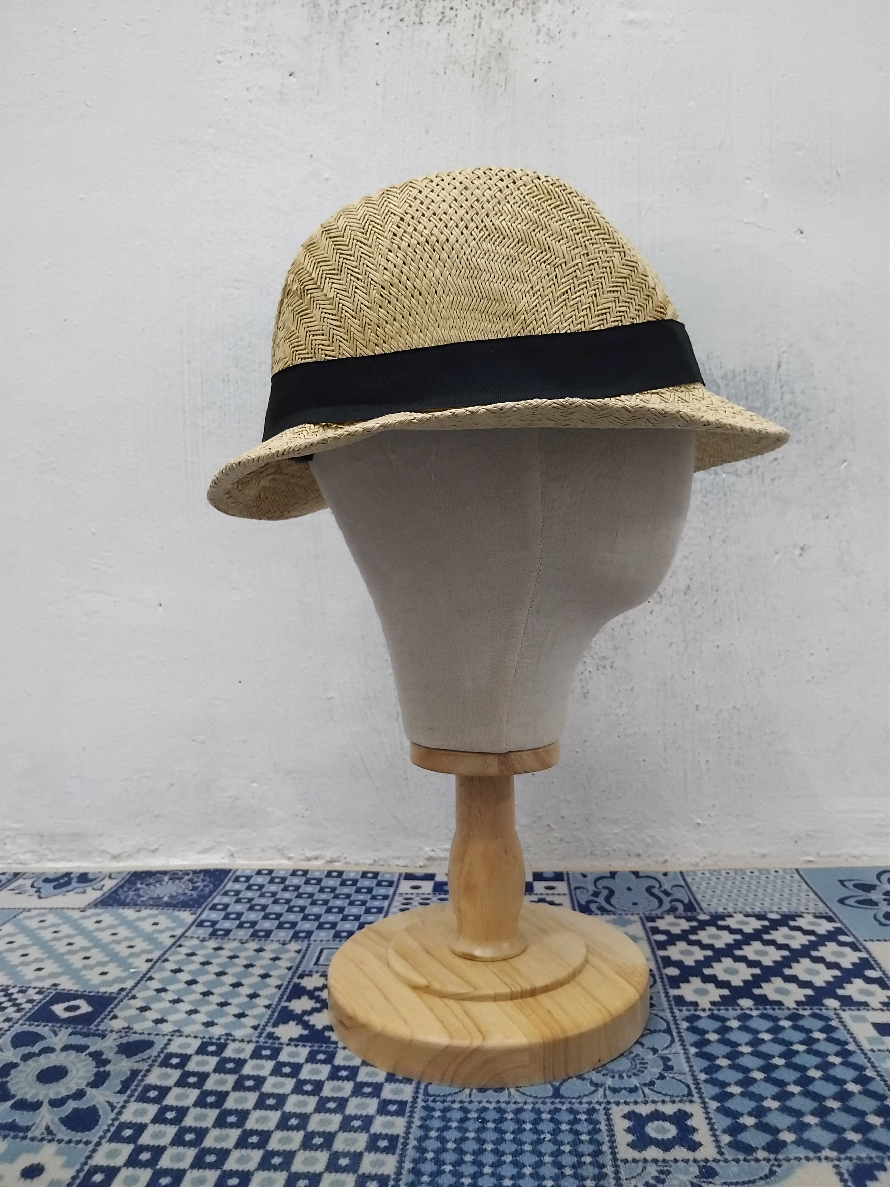 Japanese Brand 💥Basiquenti brand fedora hat Size ONE SIZE - 2 Thumbnail