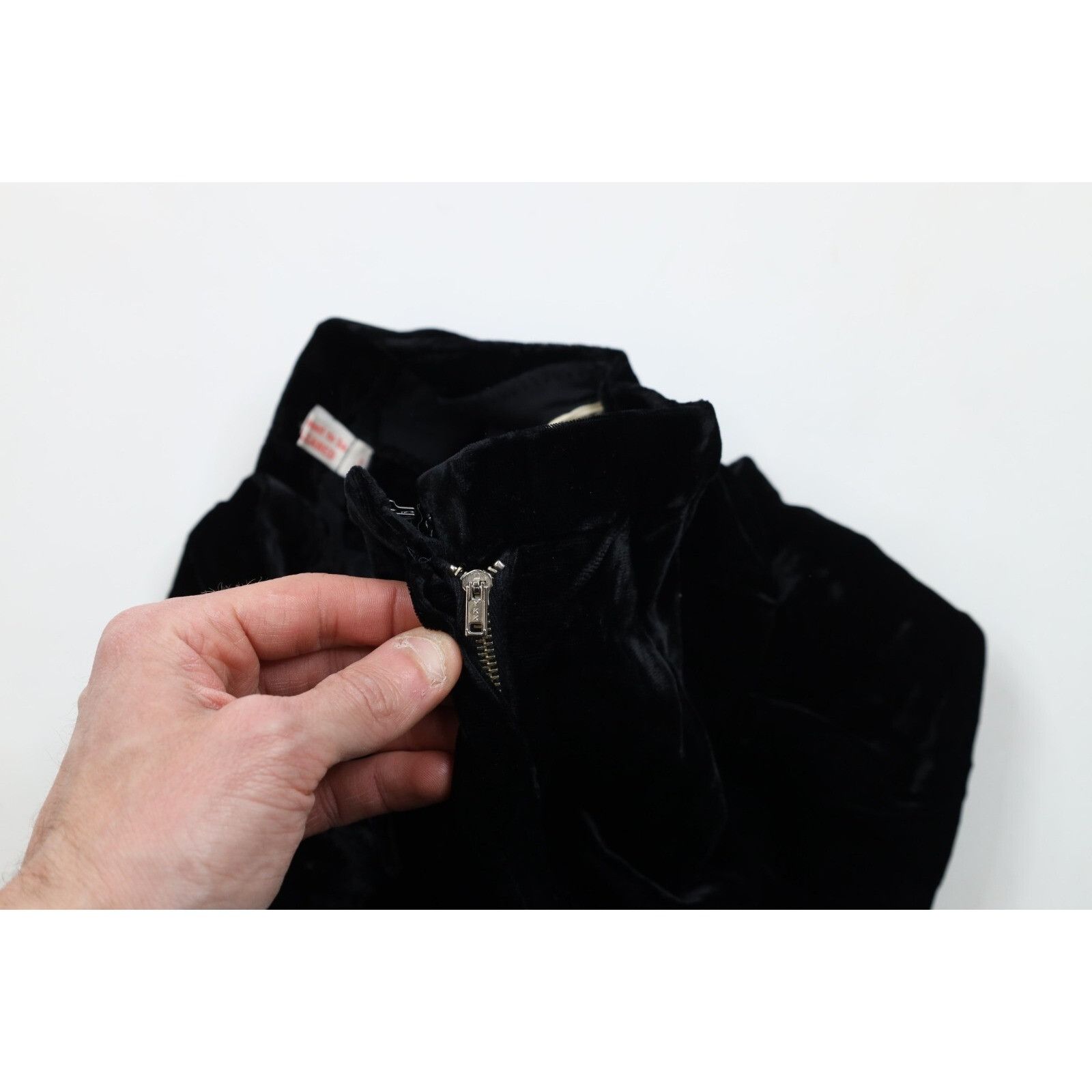 Vintage Vintage 50s 60s Goth Medieval Velvet Velour Skirt Size 26" / US 2 / IT 38 - 7 Thumbnail